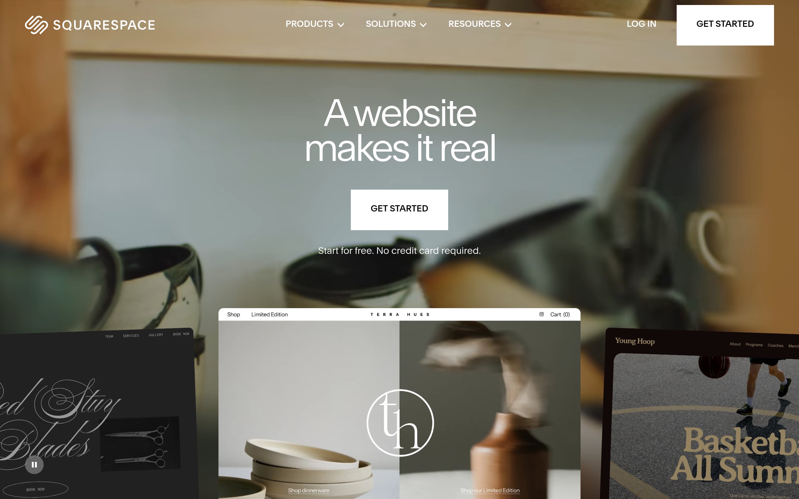Squarespace Screenshot
