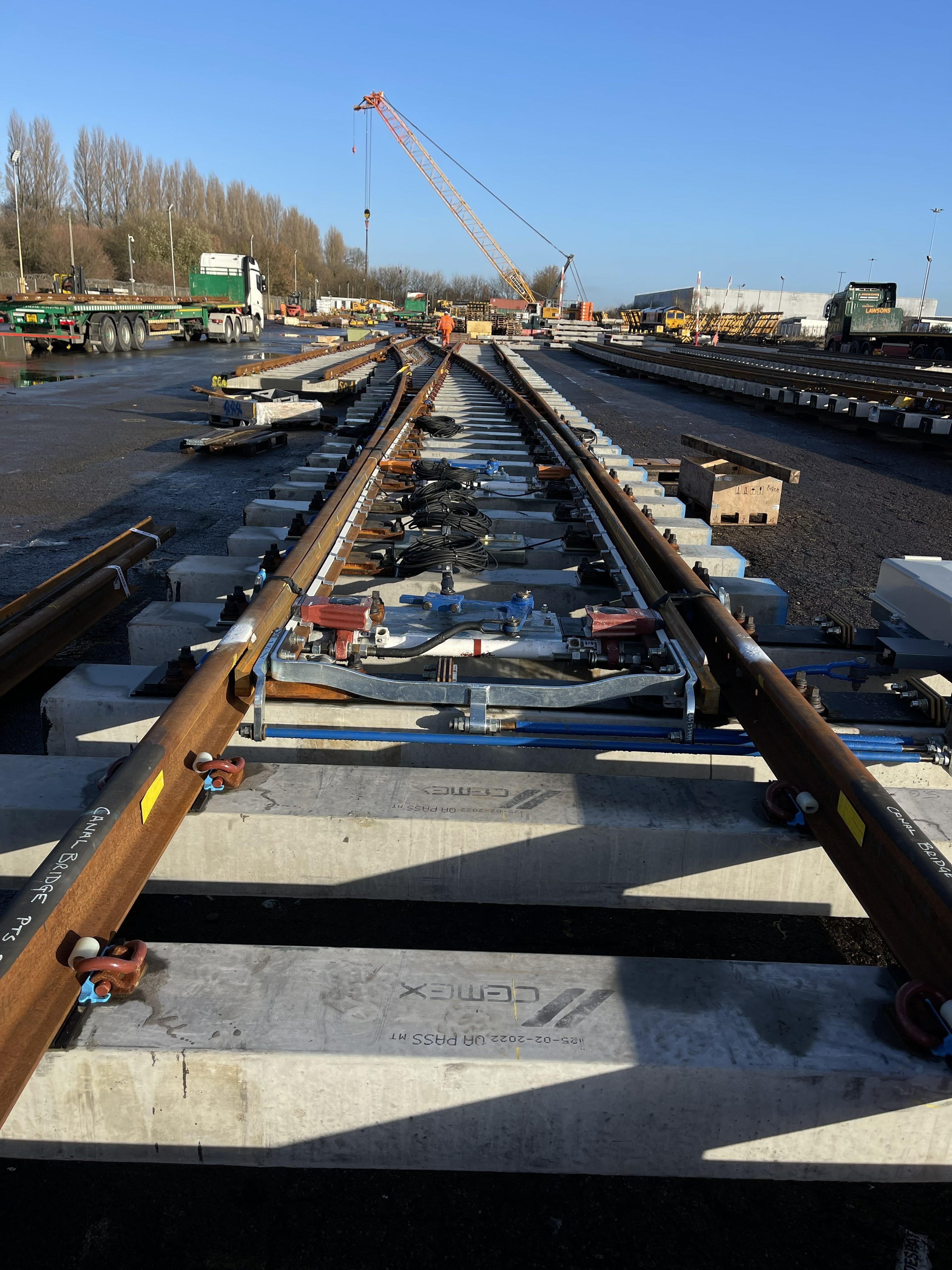 An electrical rail project completed by DPH 
