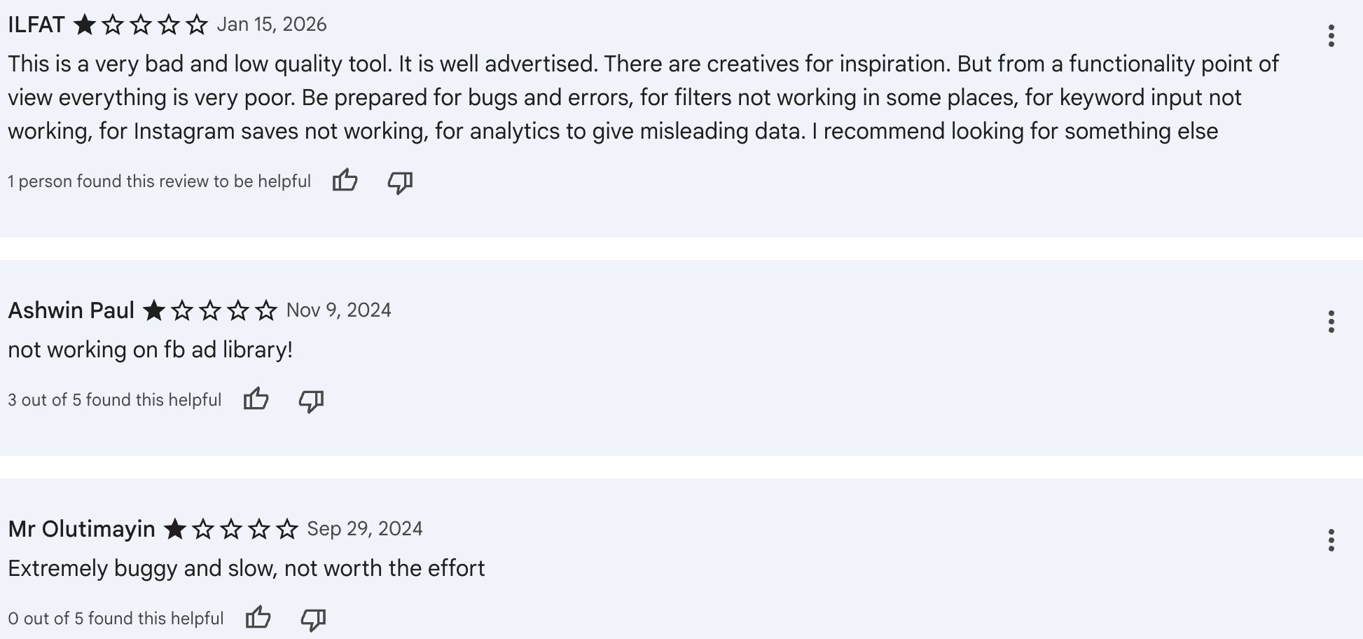 Foreplay reviews mentioning bugs and poor functionality