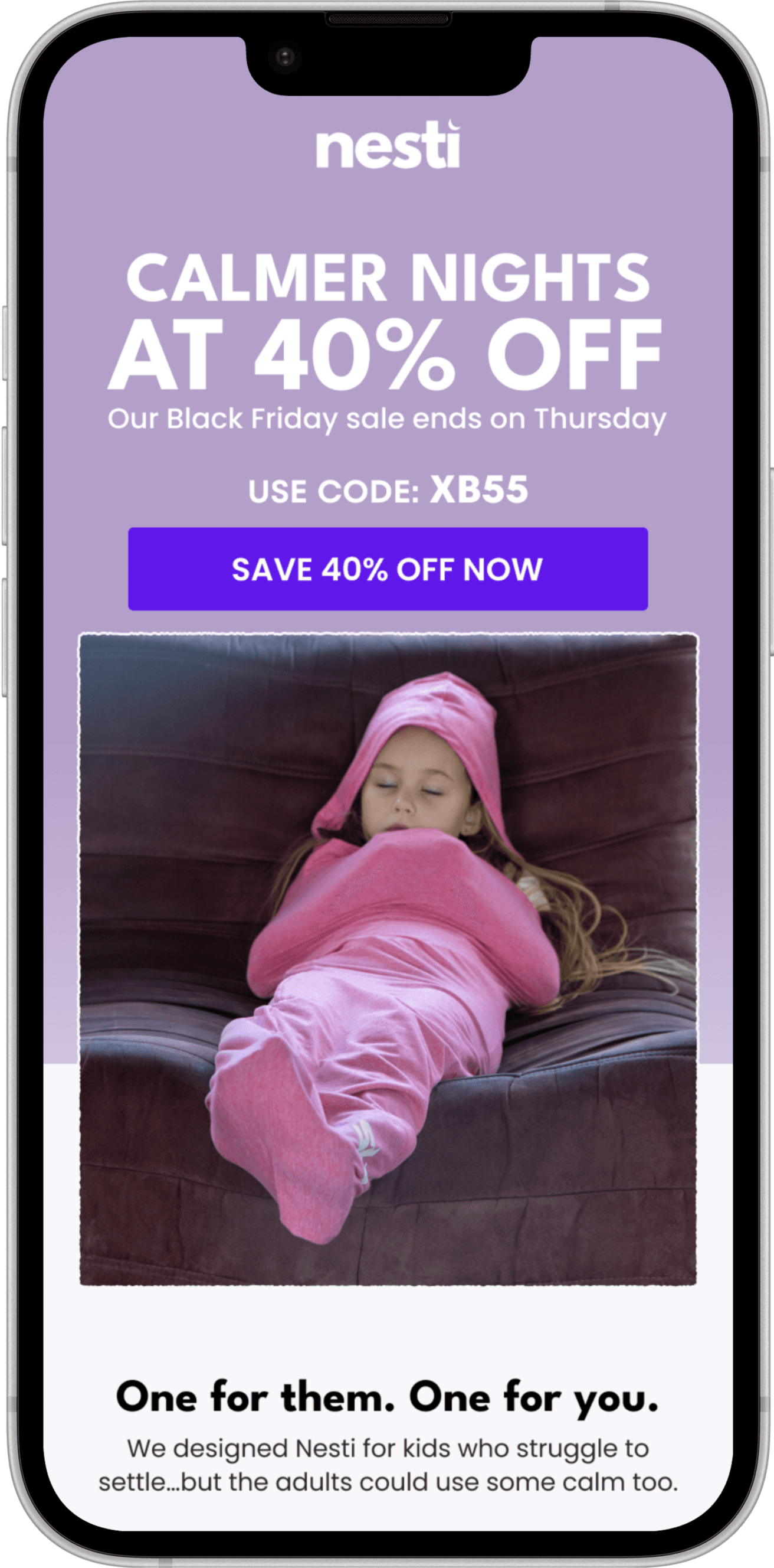 Email Mockup Design  for Nesti