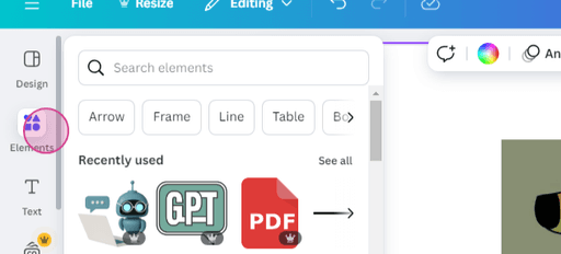 How to fade the edges of a photo in Canva