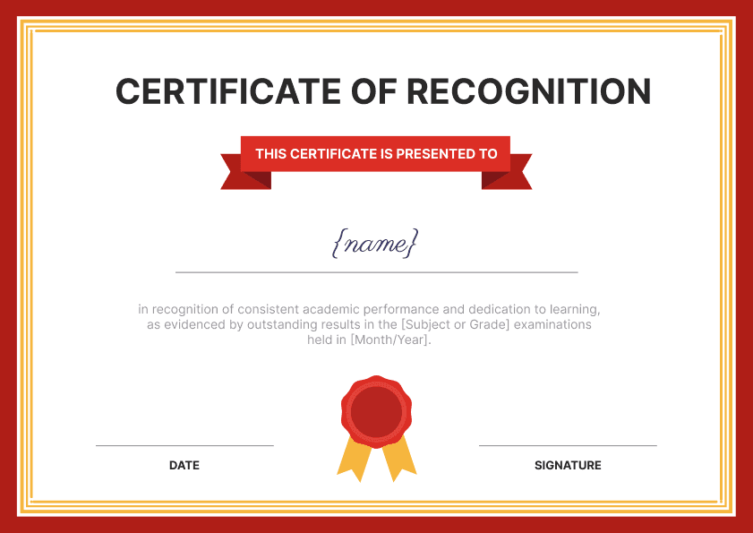 certificate template with recipient name field, instructor details, Community Health Improvement Partners presenter information, certified date, expiry date, NBCC Provider number, QR code, and signature line