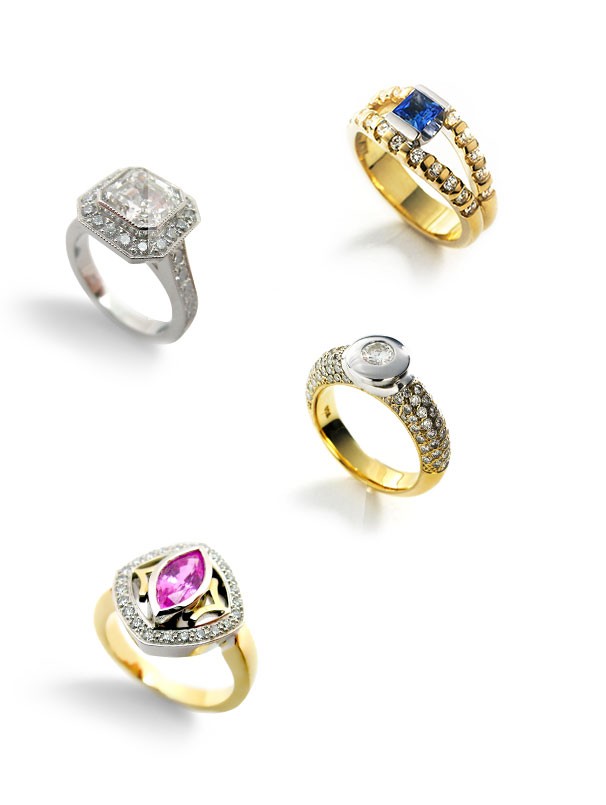 Contemporary and Classic Handmade Rings