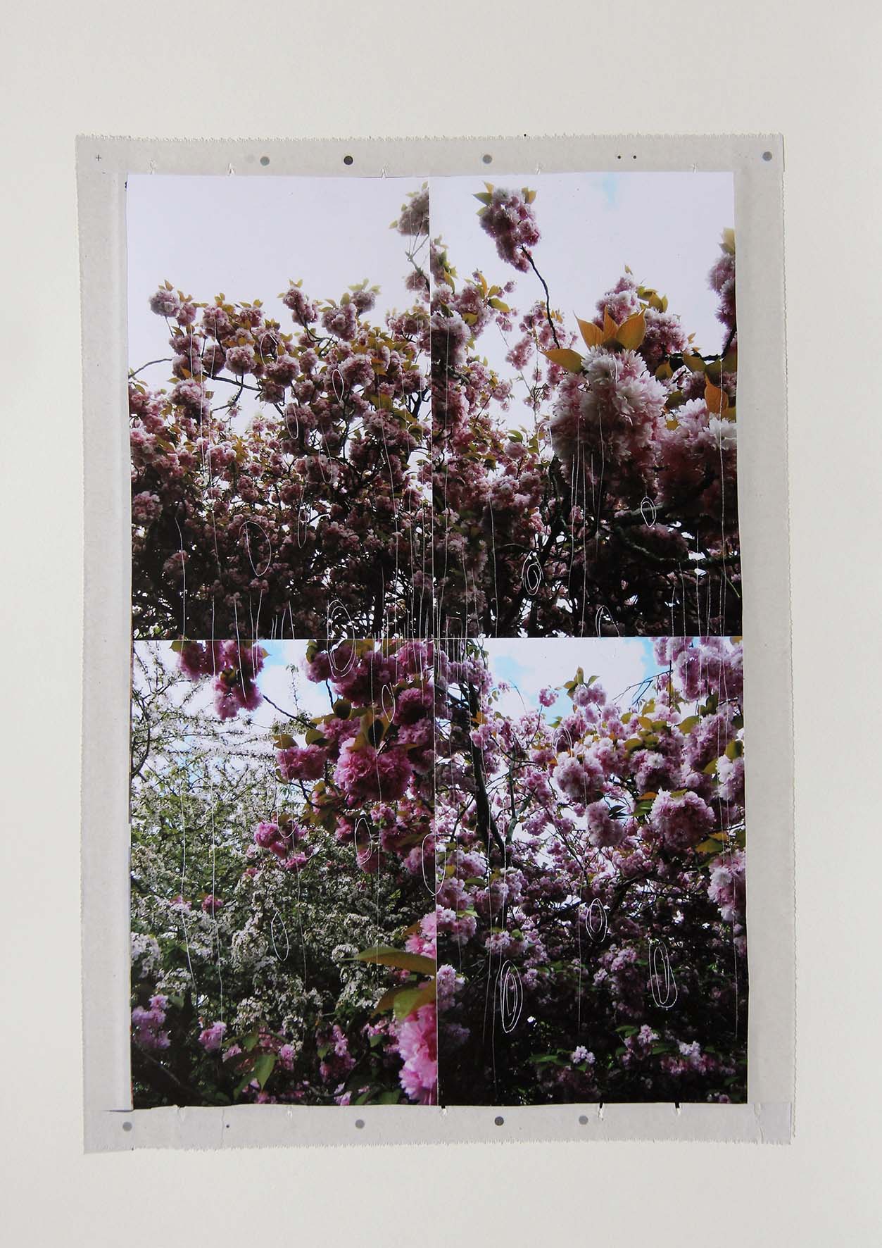 Nicholas Cheveldave artwork collage on paper