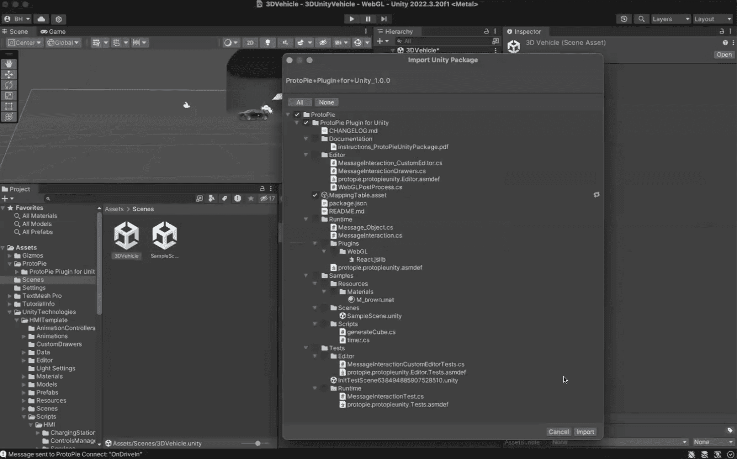 Double-click the downloaded package to import it into your Unity project.