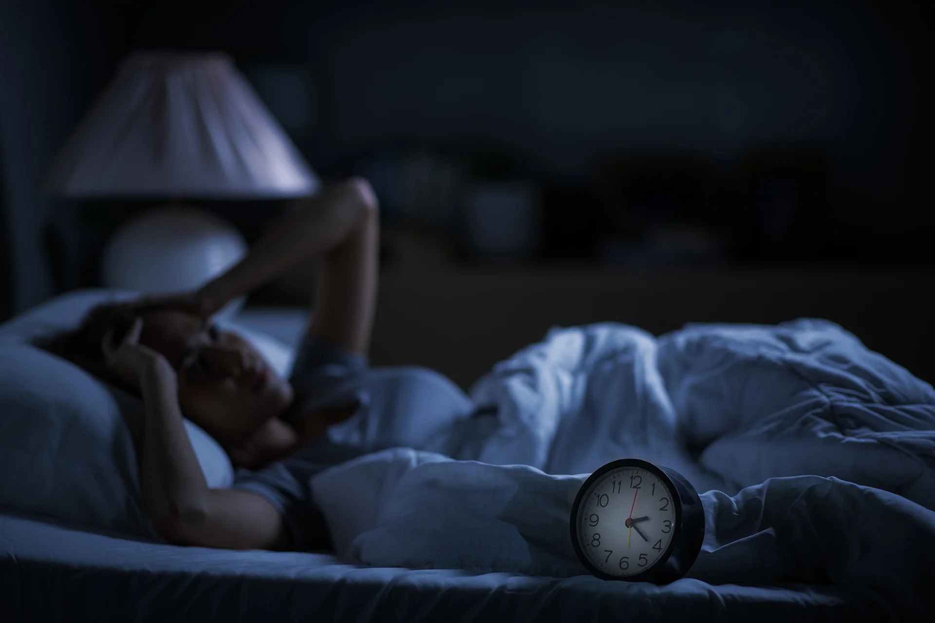 woman cant sleep - Does Tirzepatide Cause Insomnia