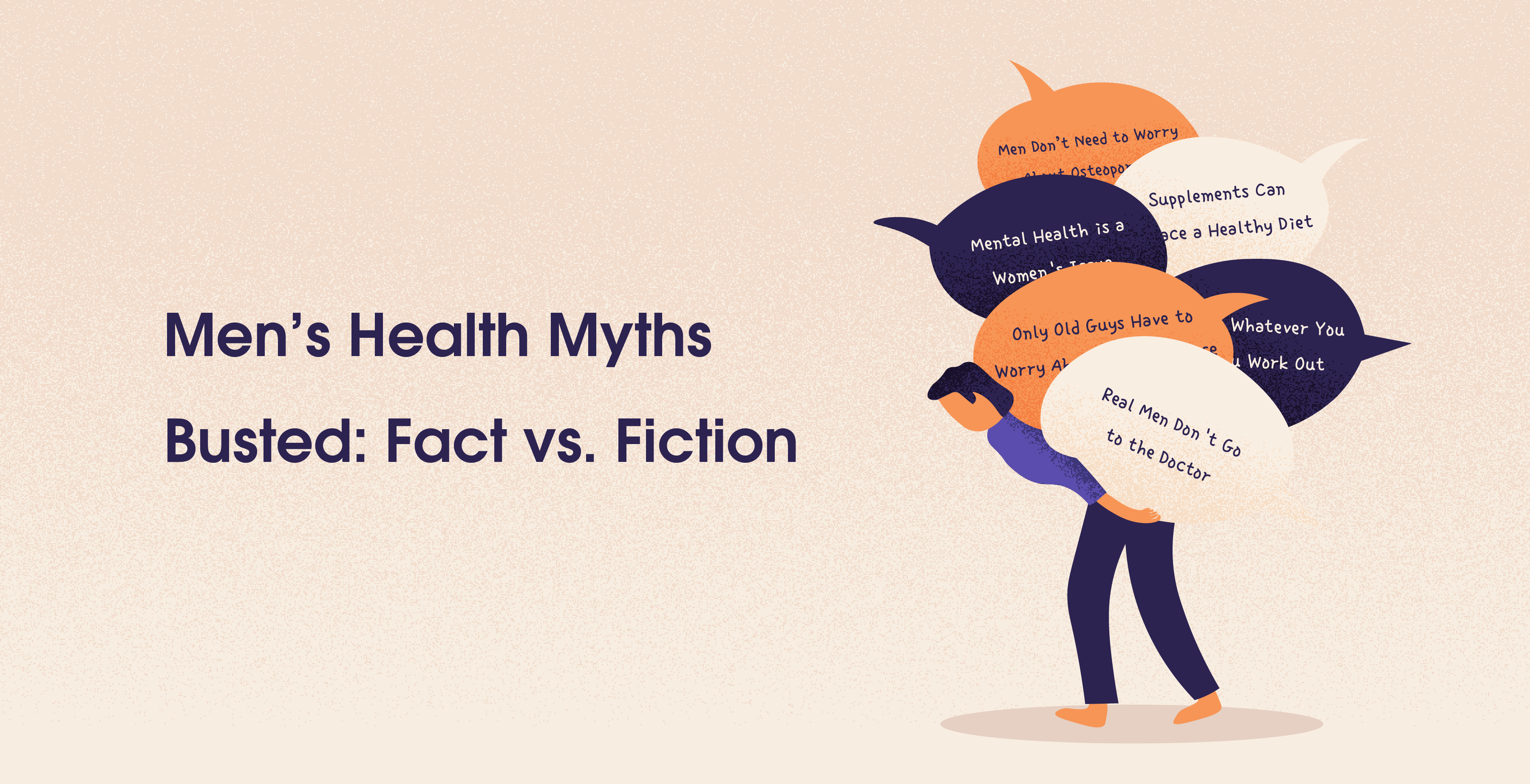 Men Health Myth, Myth & Facts of Men Health, Facts About Men health