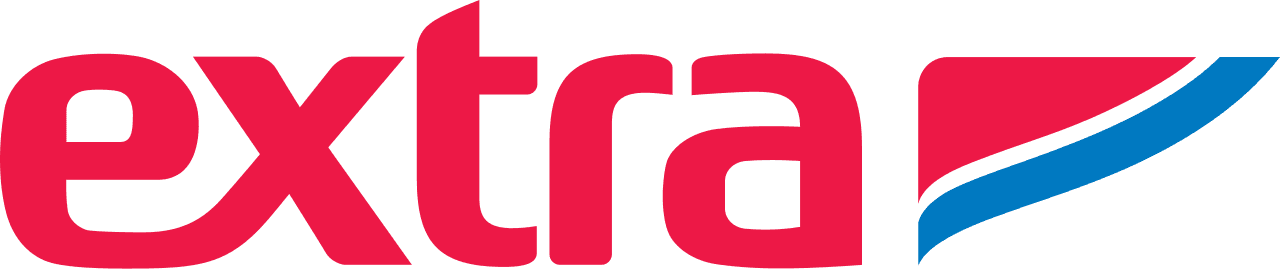 Logo do Extra – loja parceira Livelo e Esfera para acúmulo de pontos