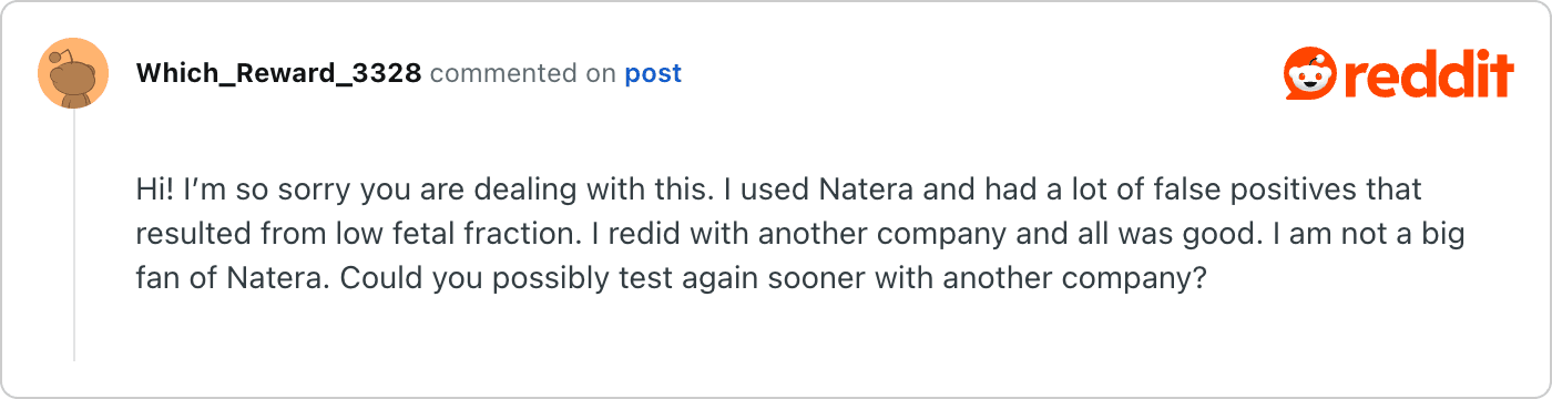 Post on Reddit