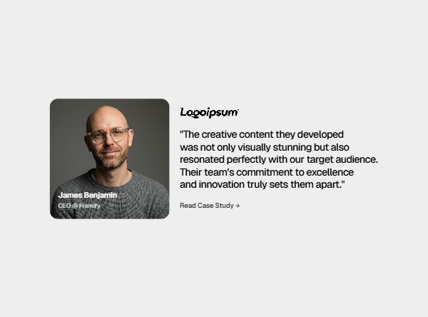 Framer Testimonial Card Component