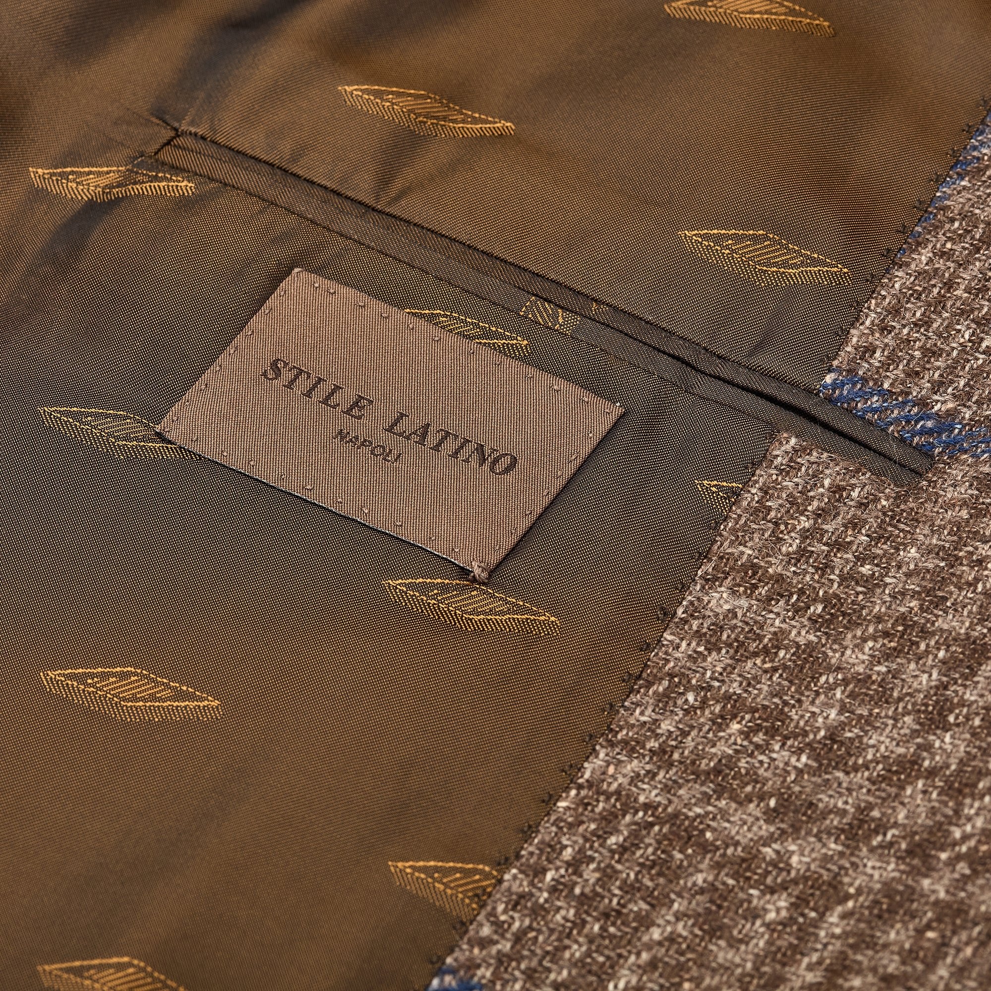 Vincenzo Brown Checked Jacket - Mandelli UK