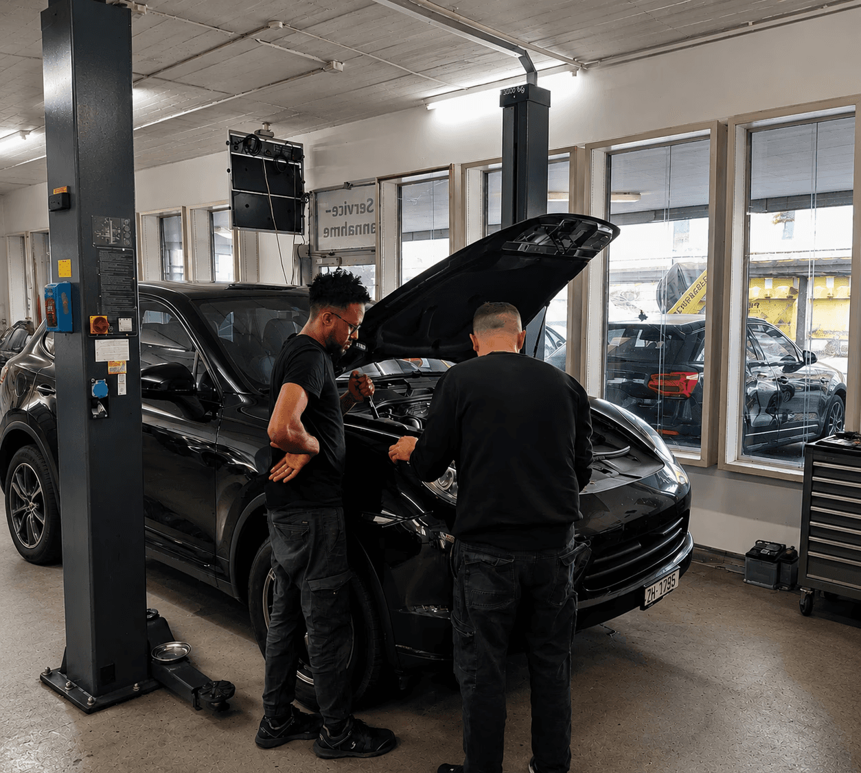 Arbeiten in der Garage