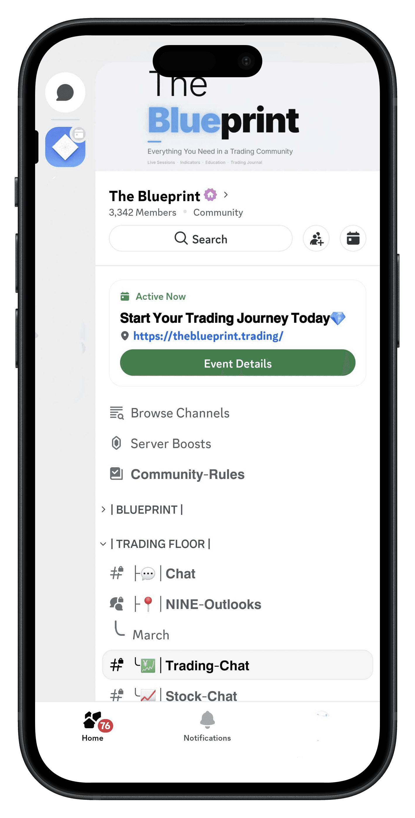 Mobile dashboard view showing completed tasks, weekly progress chart, and upcoming tasks.