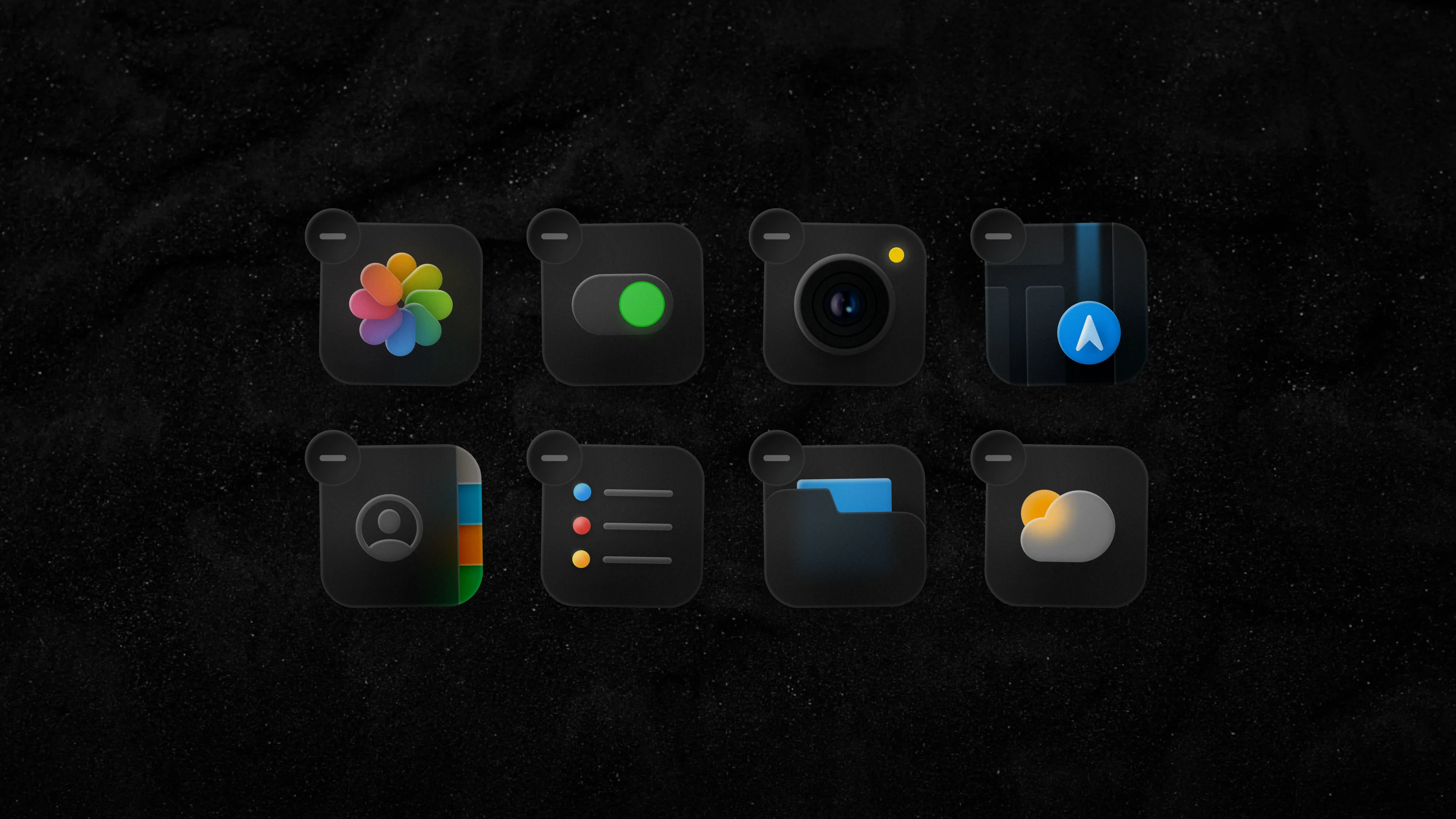 10+ Best Dark and Black iOS App Icons and Icon Packs