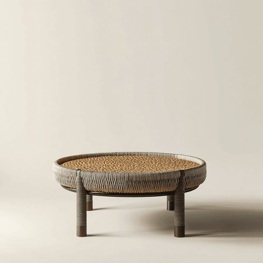 Paat A low plane at rest,  Where woven cane is stretched and held,  and form stays close to the ground with quiet balance