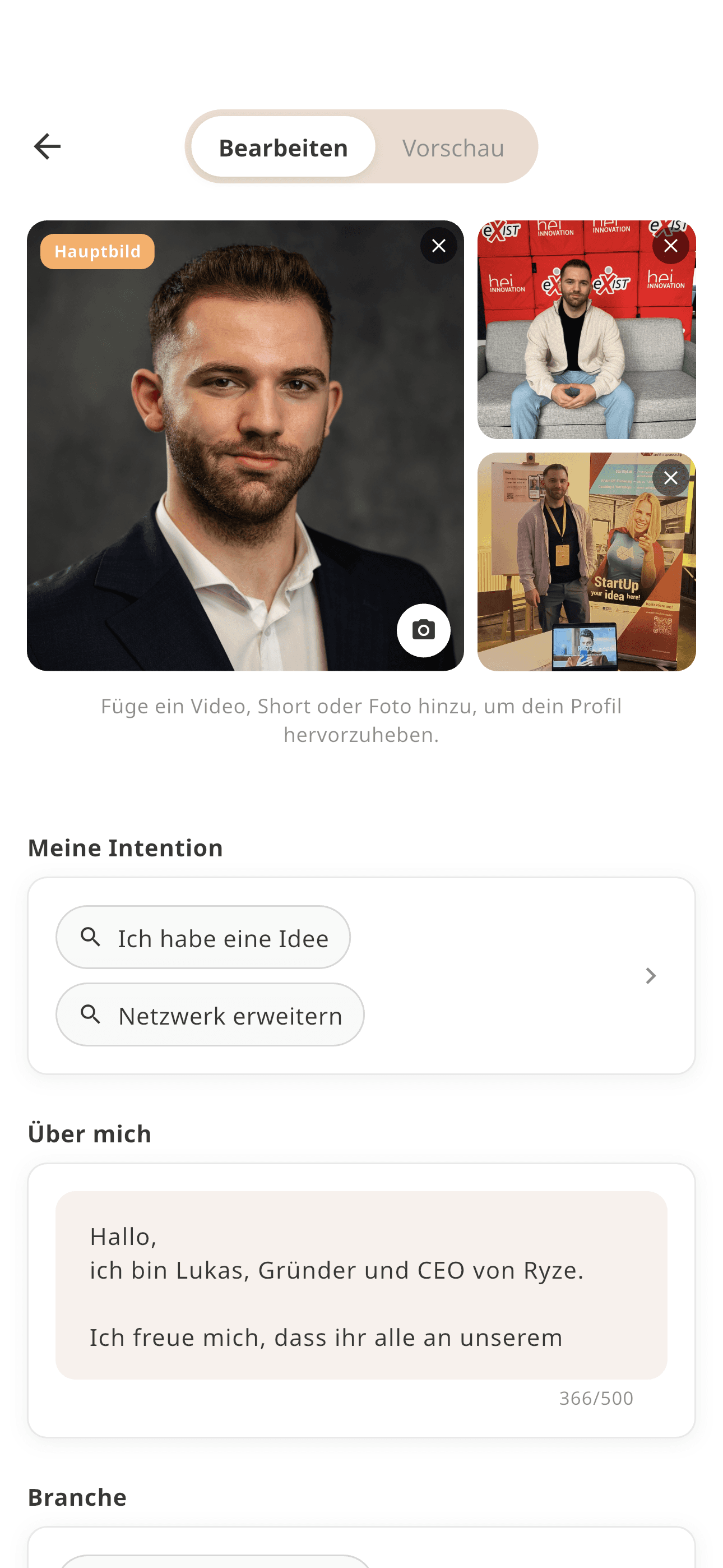 Skills Tagging, Profilbearbeitung, Matching verbessern