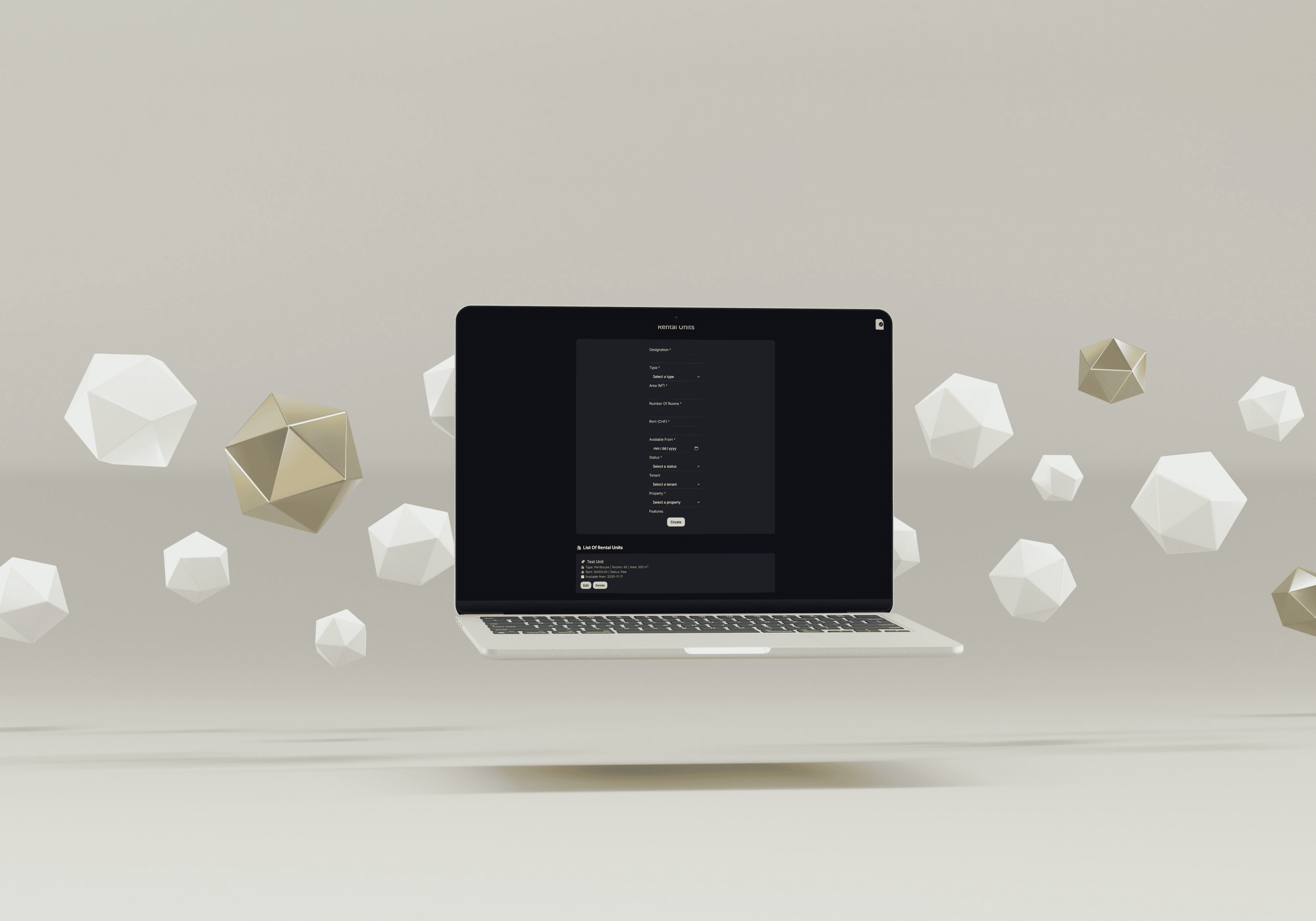 PropertyManager on a laptop