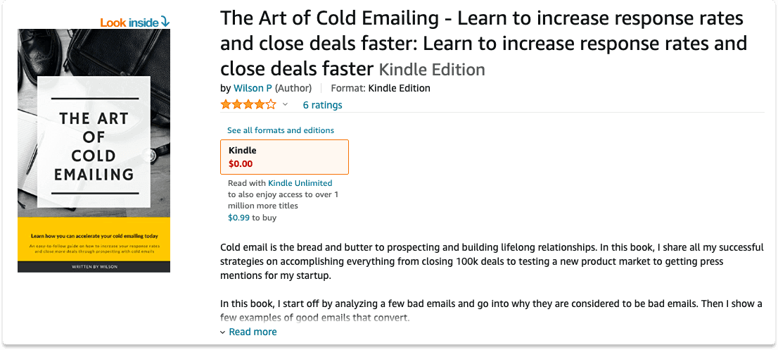 Cold Email Books The Art of Cold Emailing | Breakcold