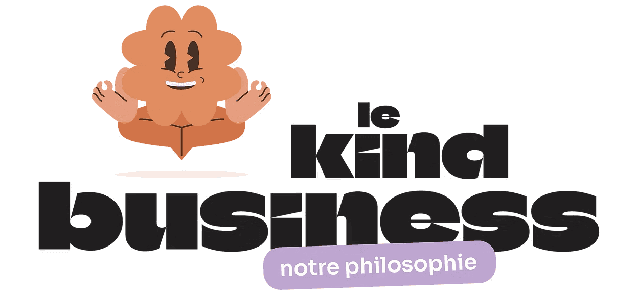 Icône cartoon d'un personnage en méditation, illustrant les valeurs de transparence, bienveillance et performance de l'agence Social Media Buddy.