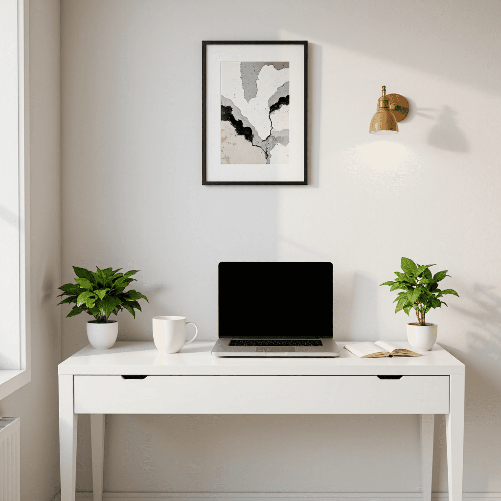 product photography of Home Office Setup
