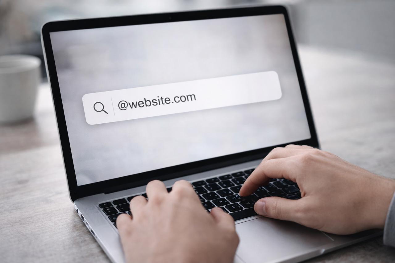 turned-on laptop computer