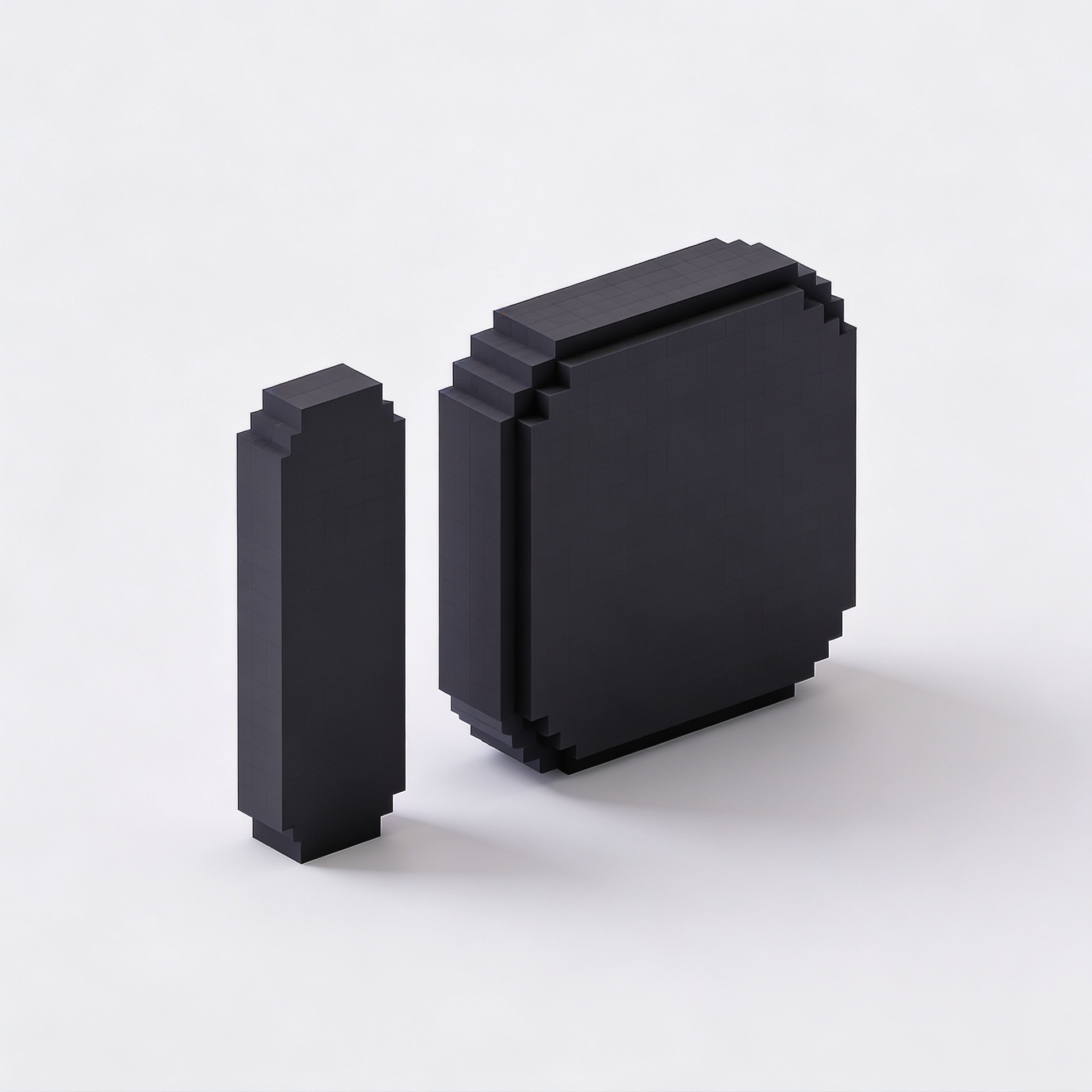 Dark voxel Typeform logo symbolizing beautiful form building