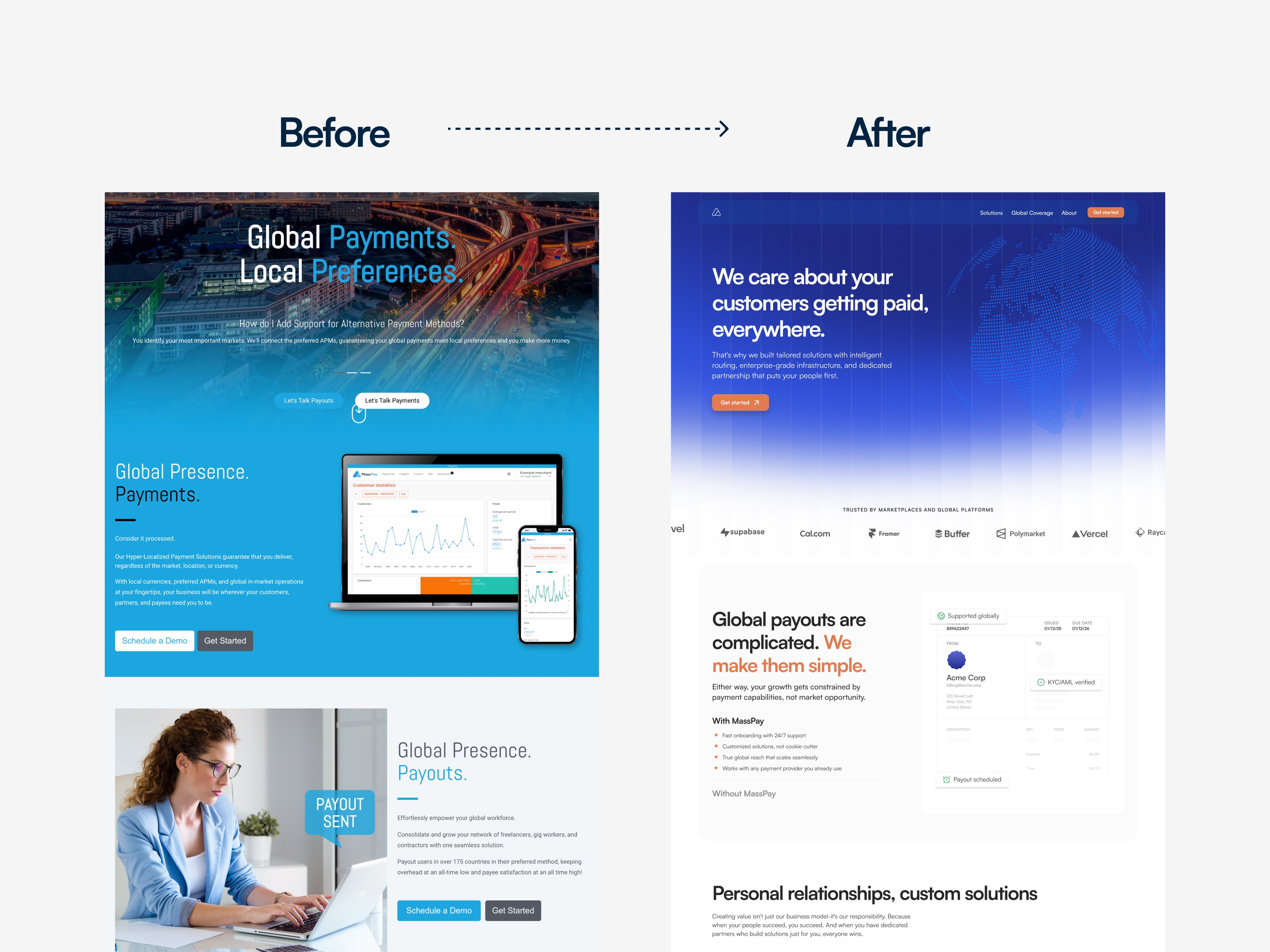 Eventlin website hero section – Framer landing page for restaurant booking platform