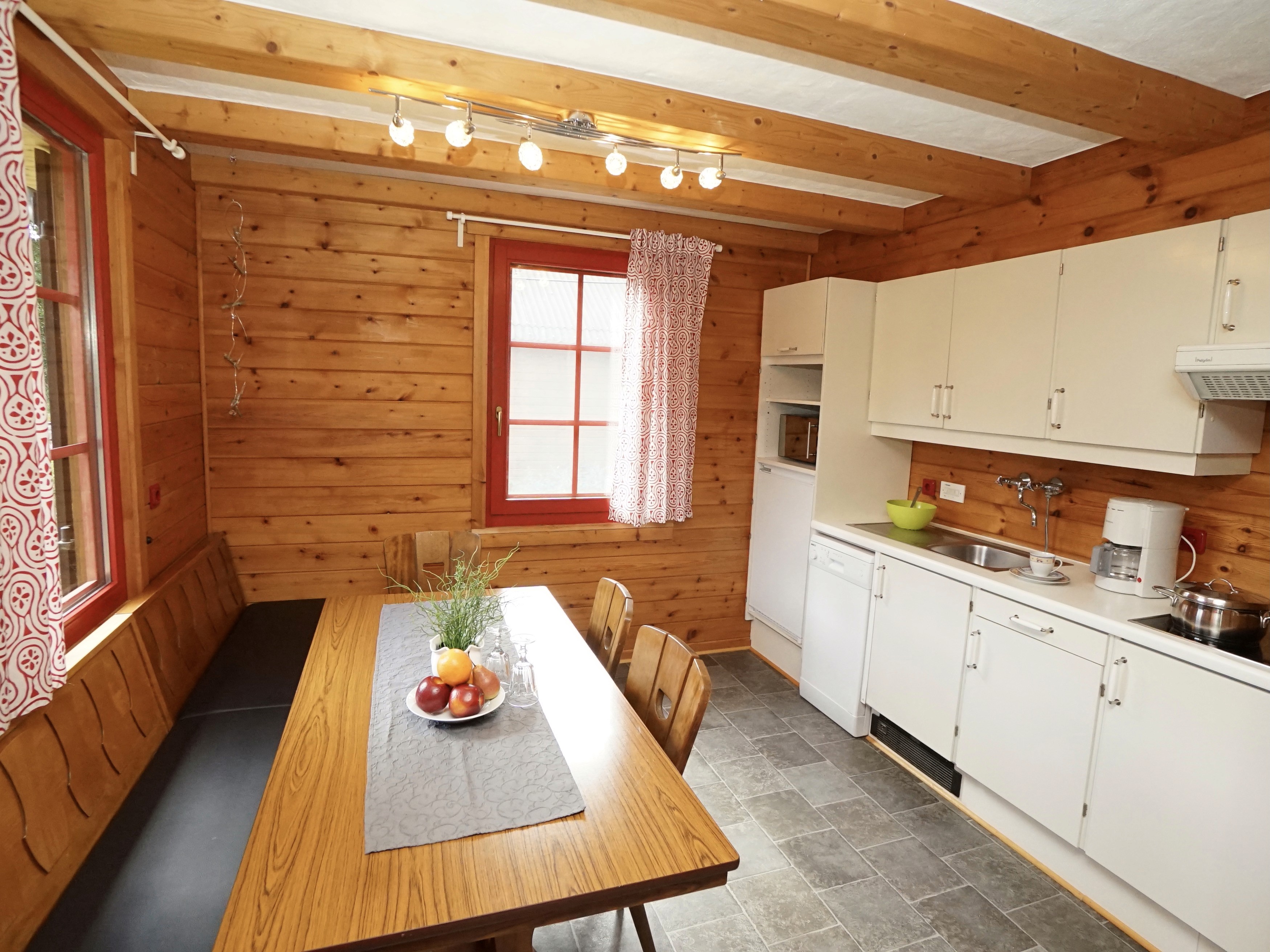 Kitchen with dining table