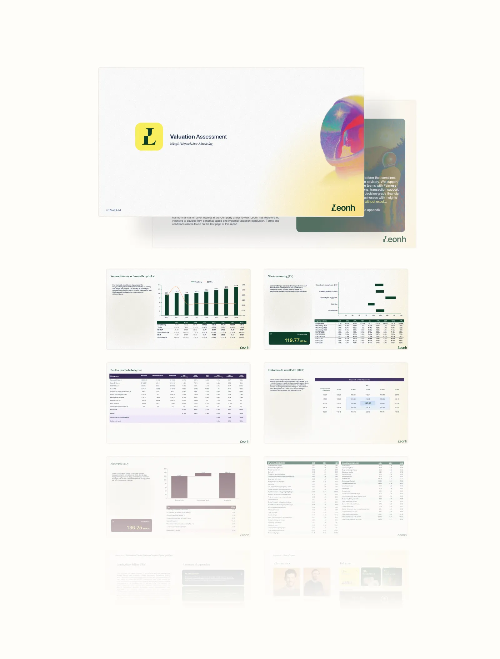 Illustrativ bild på Leonhs värderingsrapport