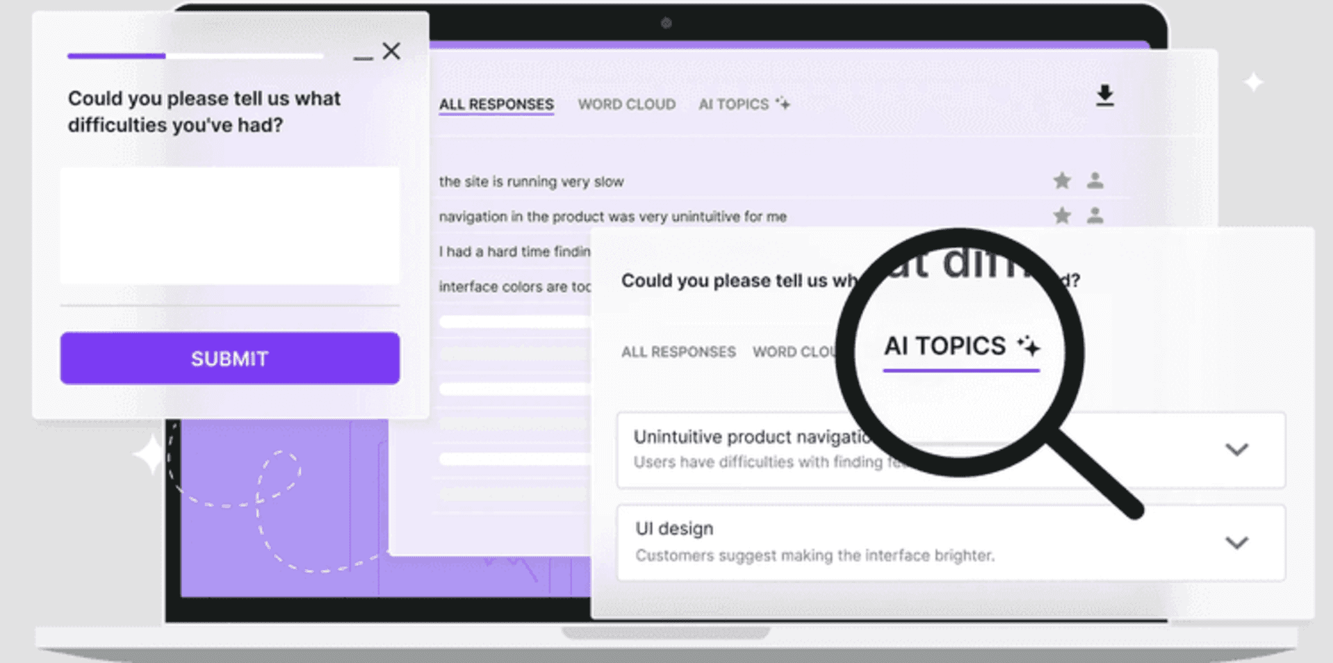Survicate customer feedback software