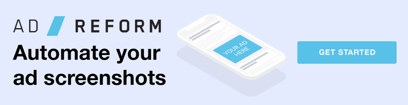 Ad Reform automate ad screenshots for programmatic campaigns