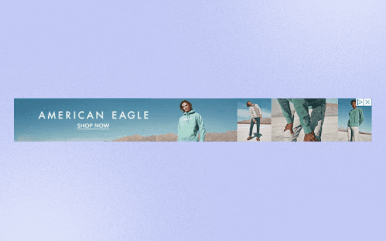 American Eagle Banner Ad