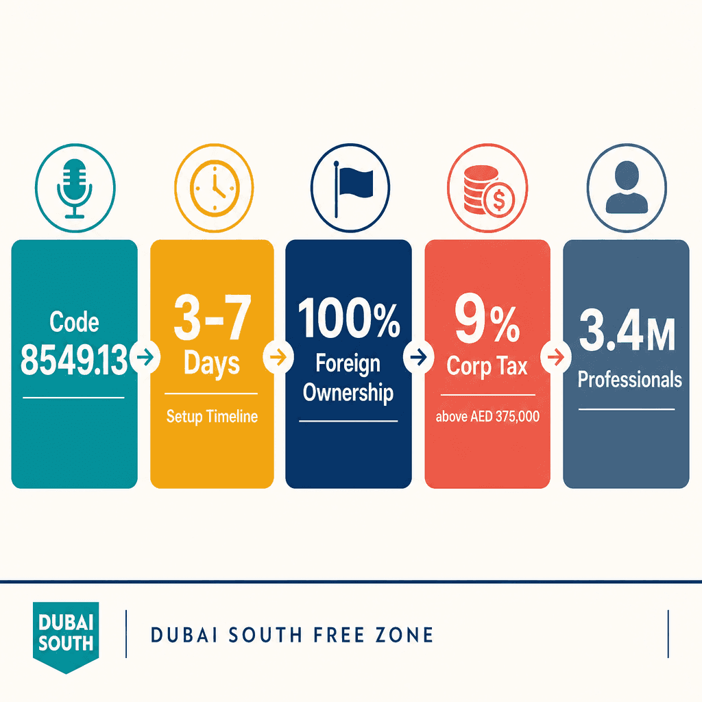 Infographic: Public Speaking Training Business License in Dubai