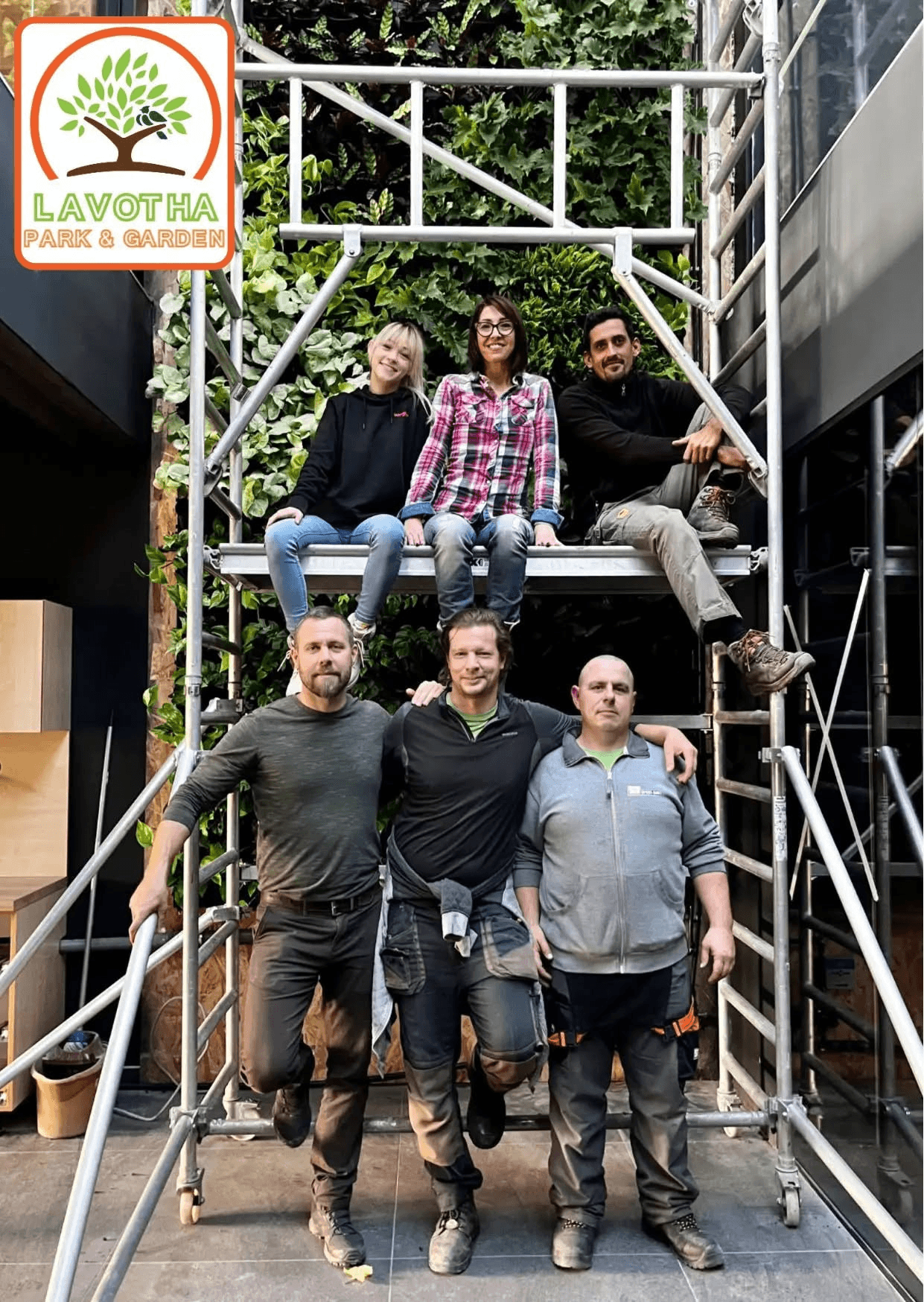 Lavotha kert csapat tagjai