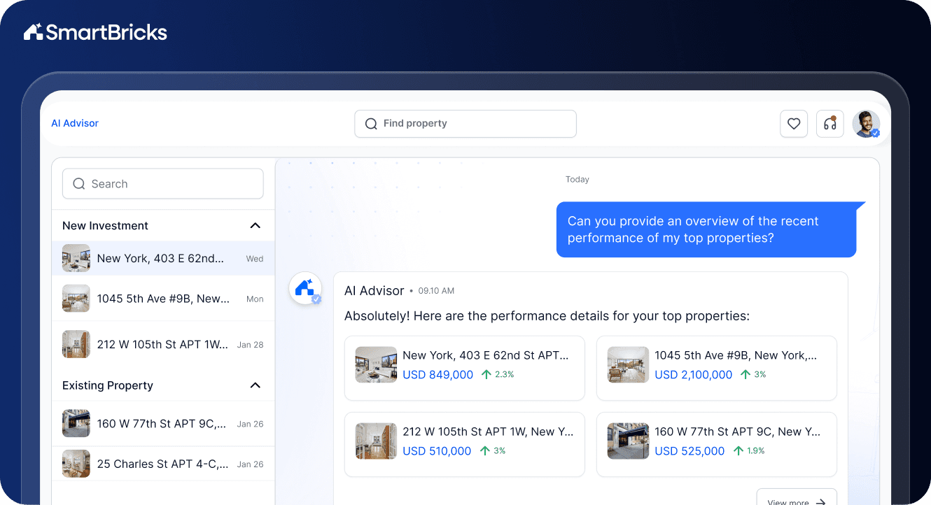 ai advisor - smart bricks platform