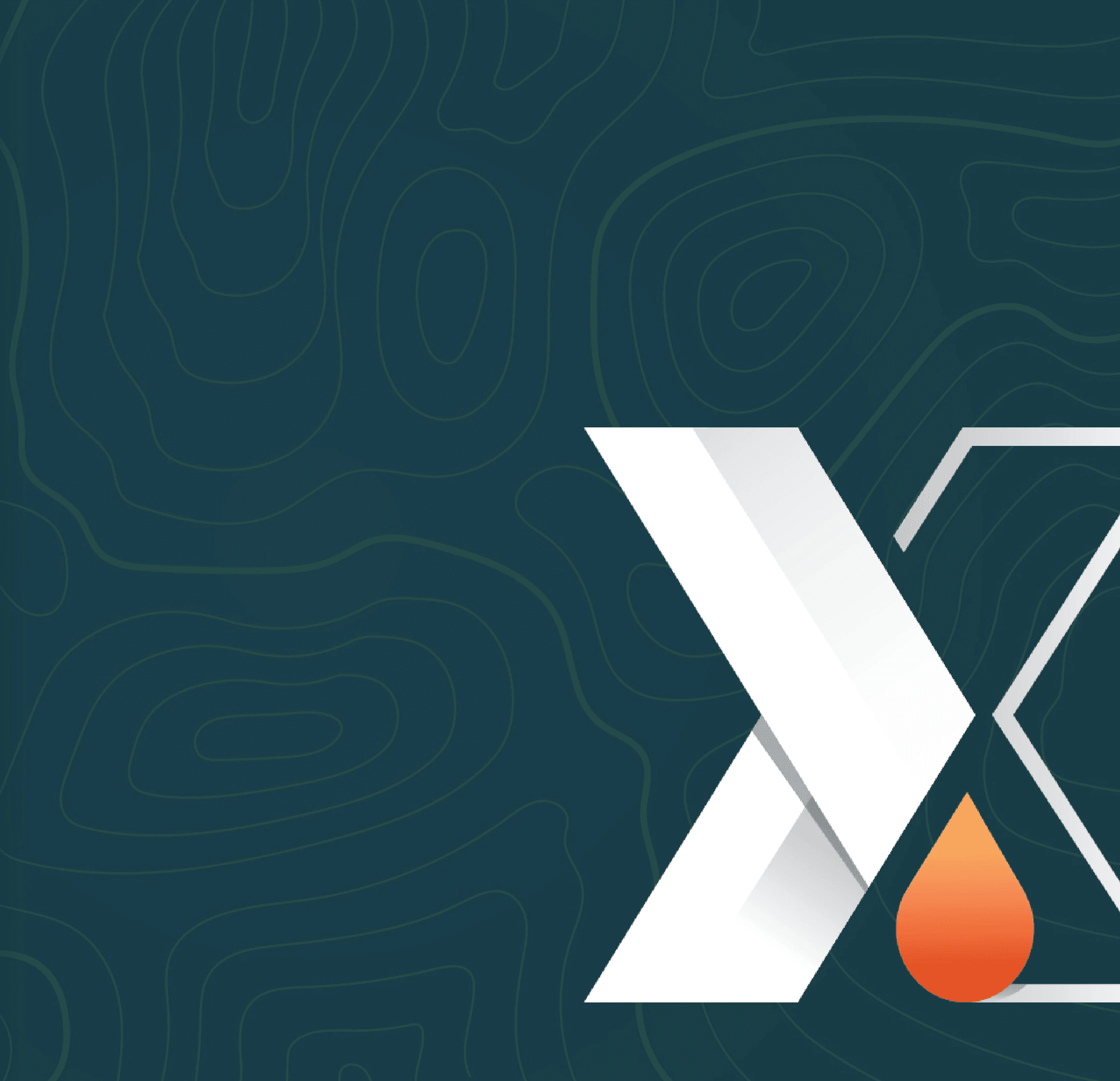 crop of XSPOC login page featuring graphic background and logo