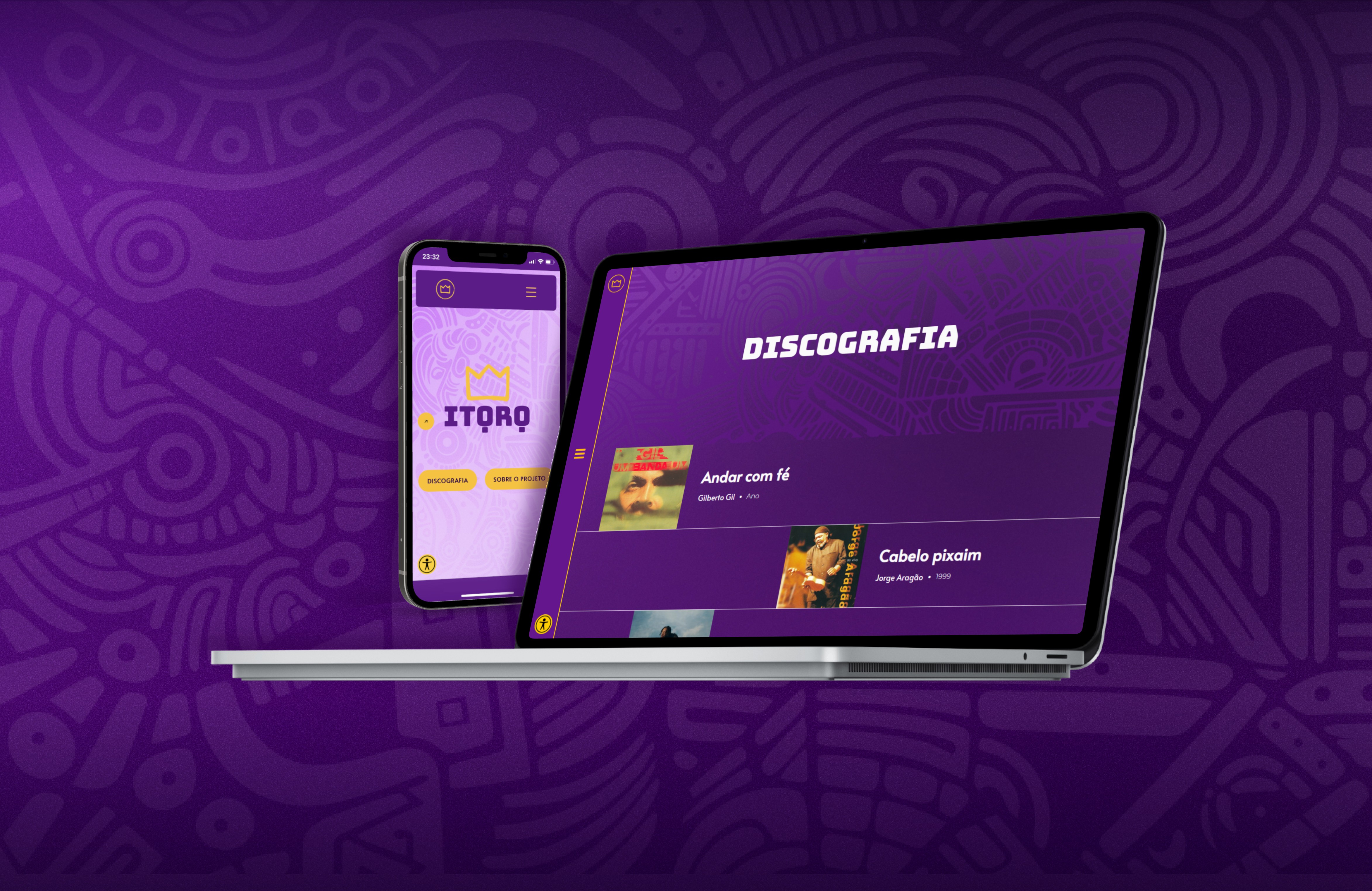 A mockup for a Macbook place on a table for a hair salon website