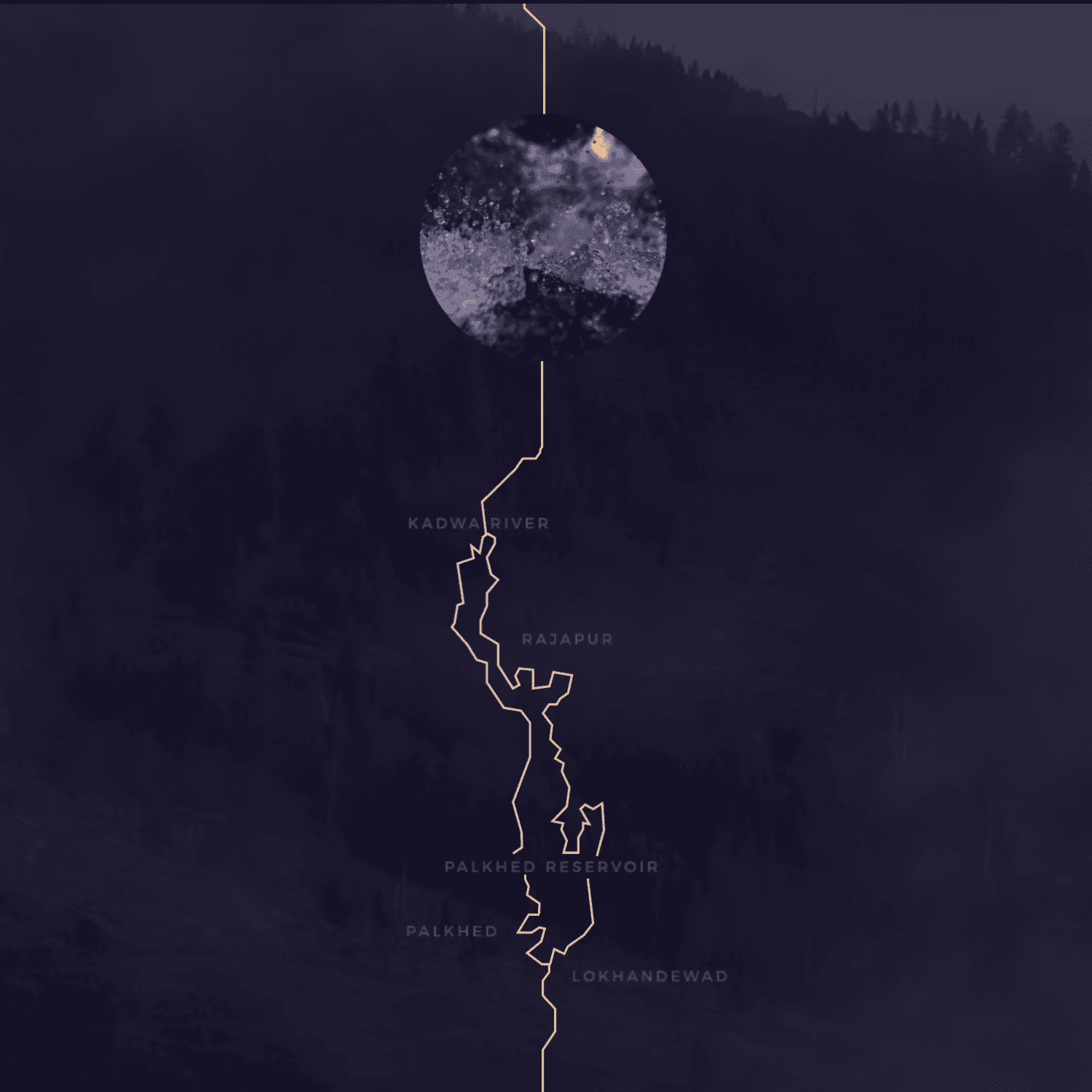 Floating orb animation illustrating cask maturation and reveal sequence