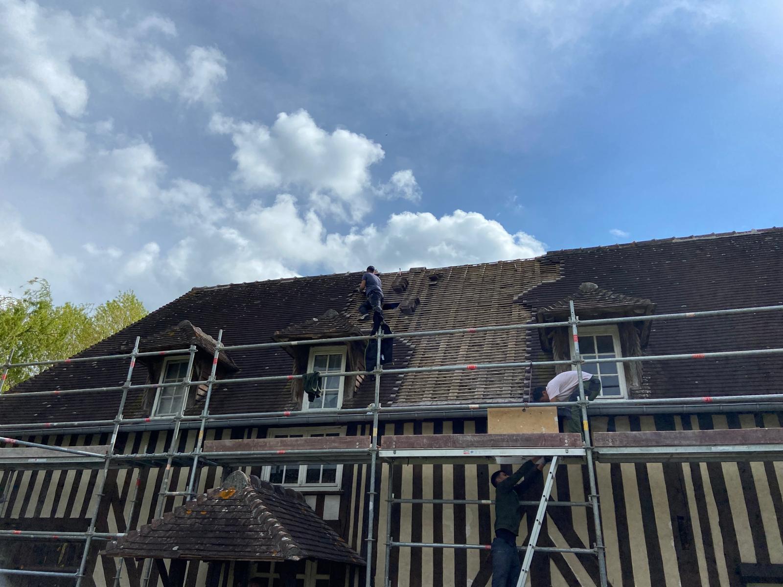 Système de ventilation de grenier avec chatières et faîtage ventilé à Nantes