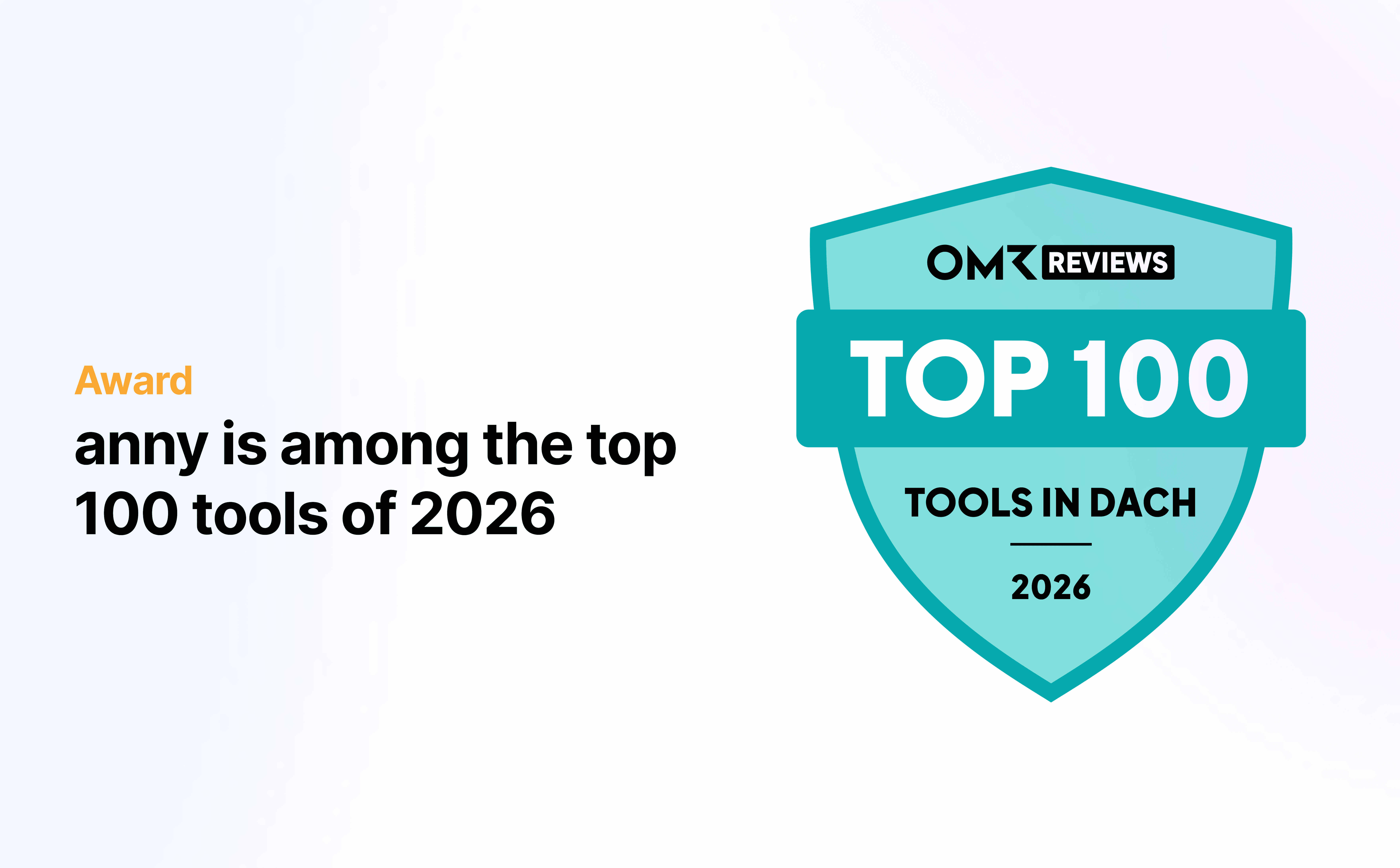 Desk Sharing Software anny ranked among the Top 100 Tools by OMR Reviews