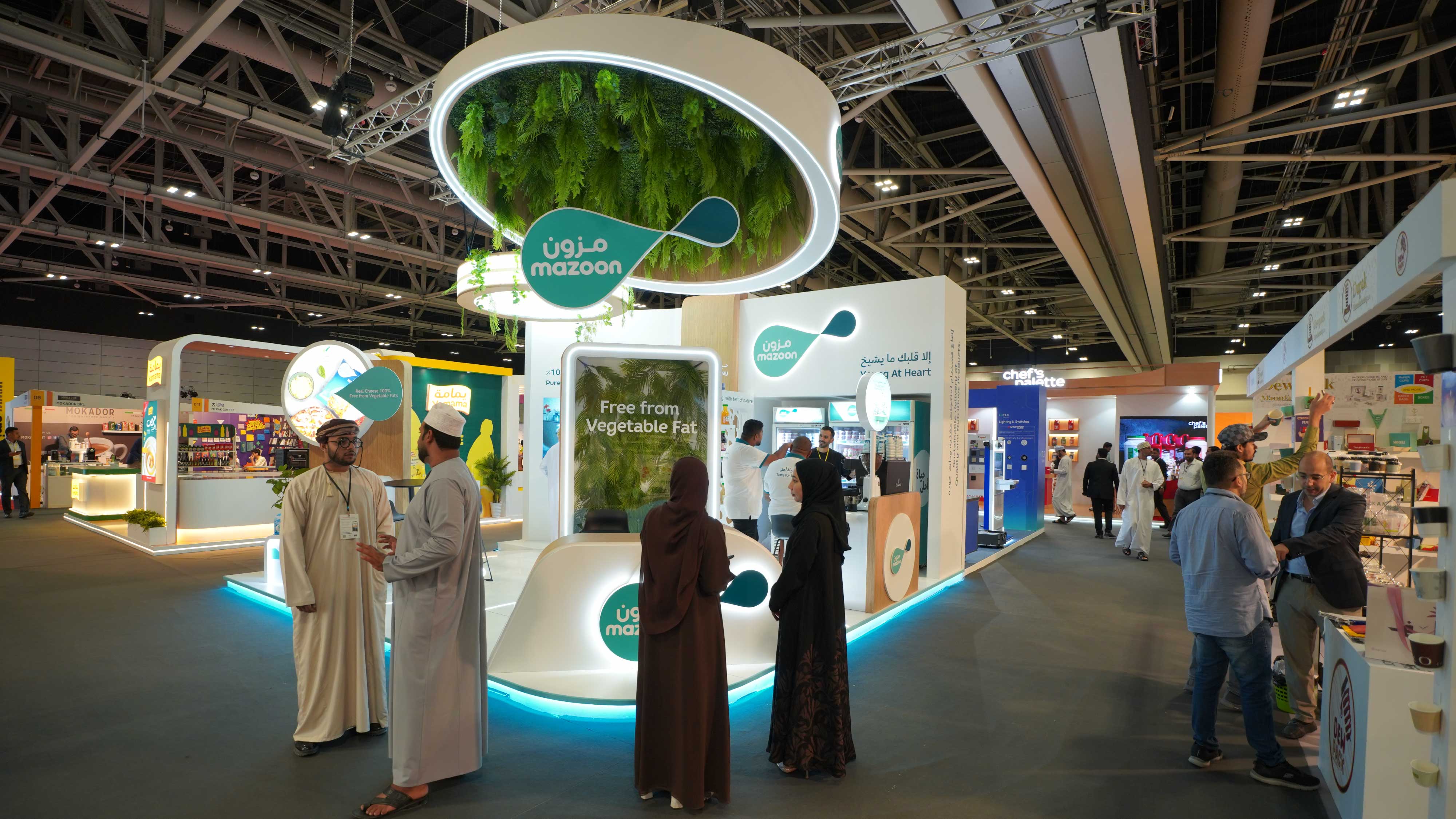 Floral pattern with red berries and green leaves