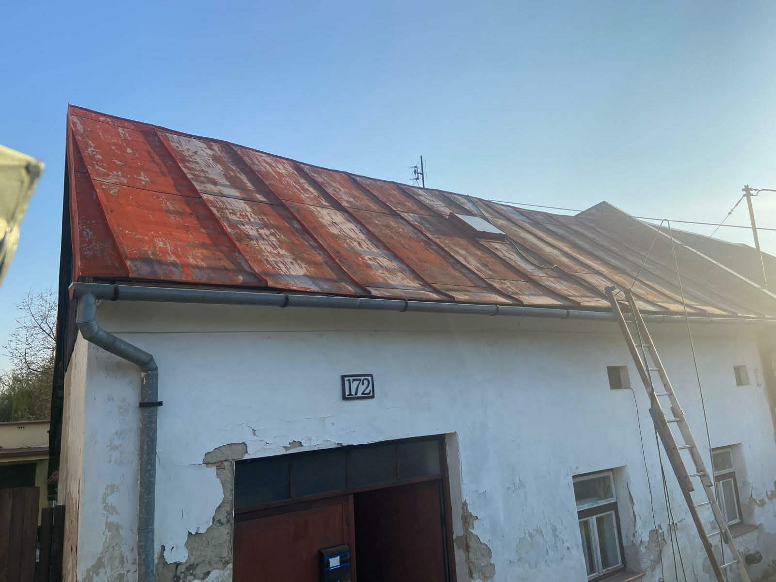 Střecha před renovací