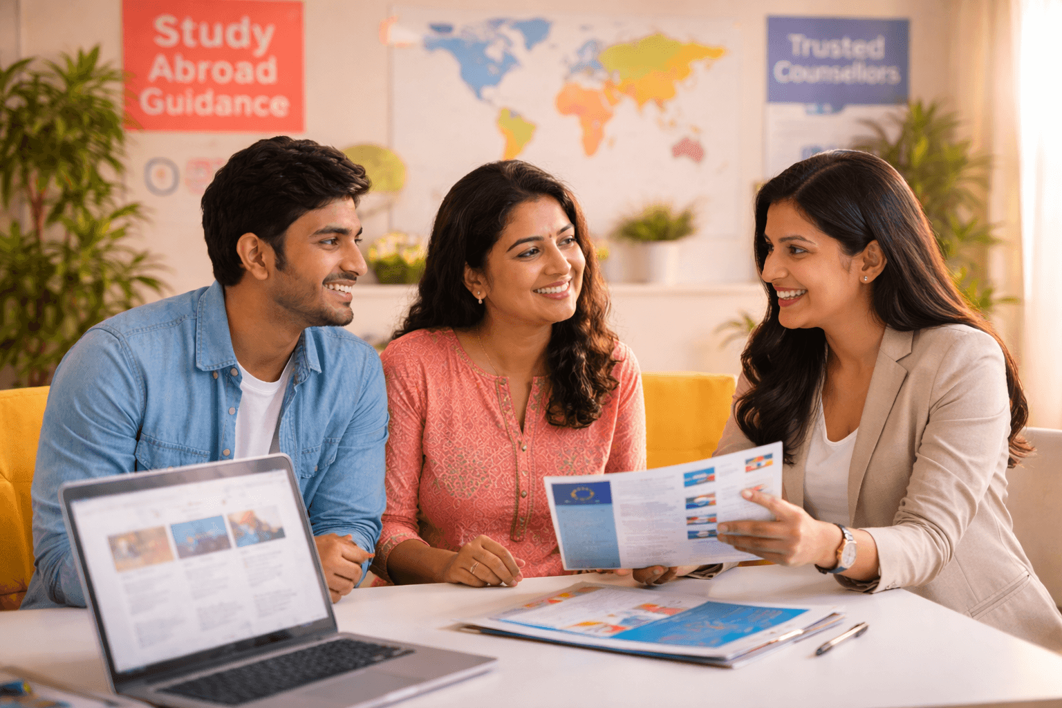 Parent counselling for their son and daughter chice of university