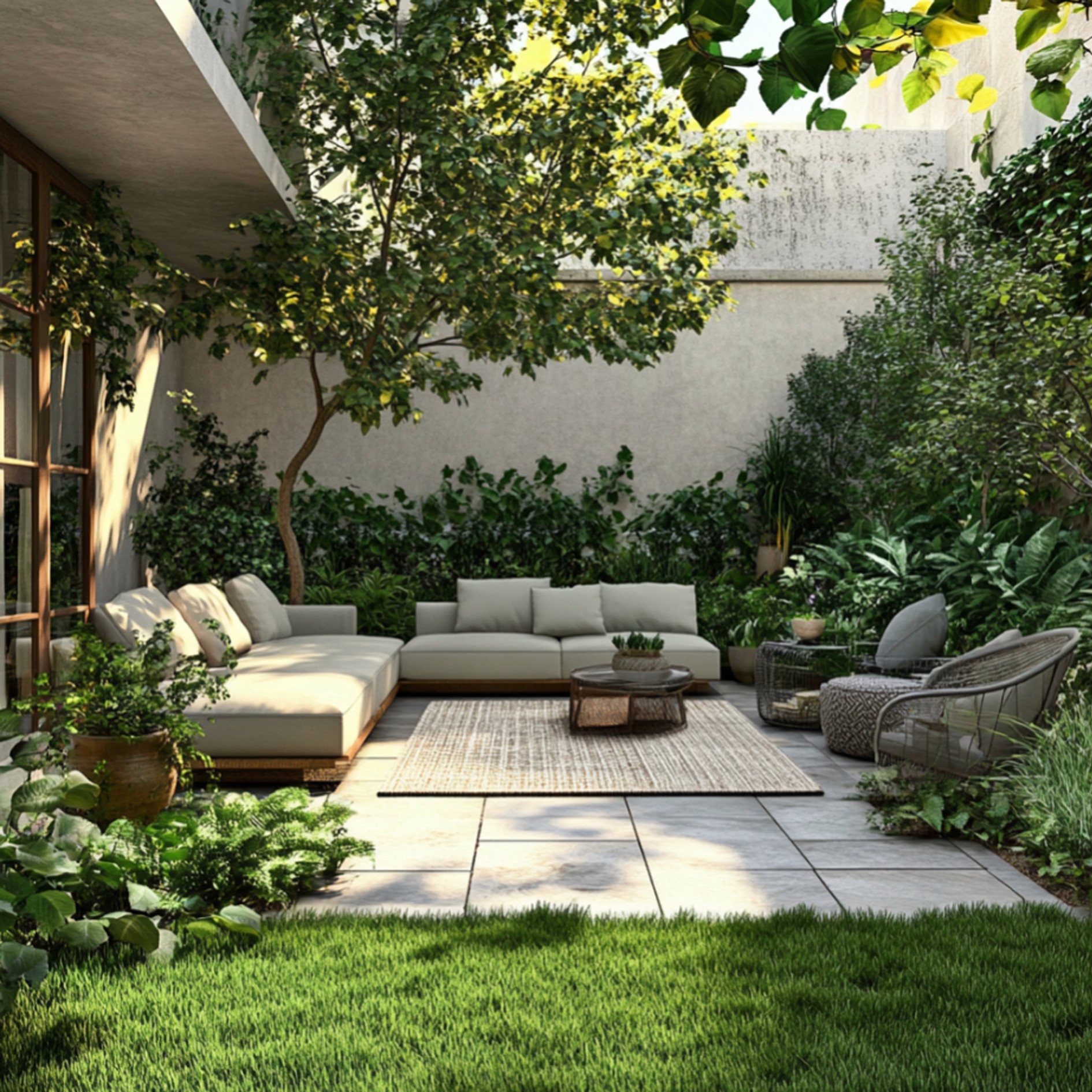 A gerden designed by SpaceLift
