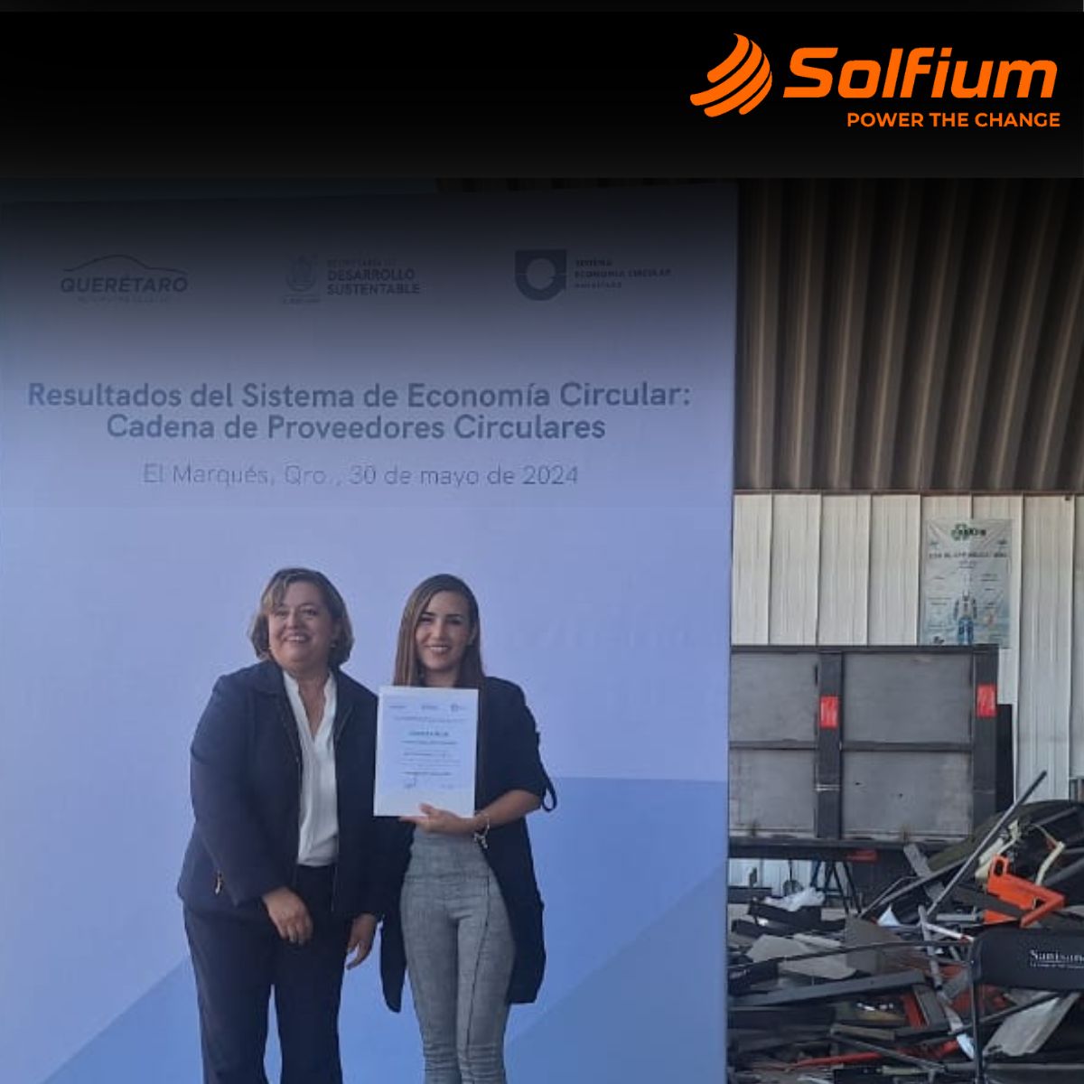 Solfium Destaca en el Sistema de Economía Circular de Querétaro: Un Compromiso con la Sostenibilidad