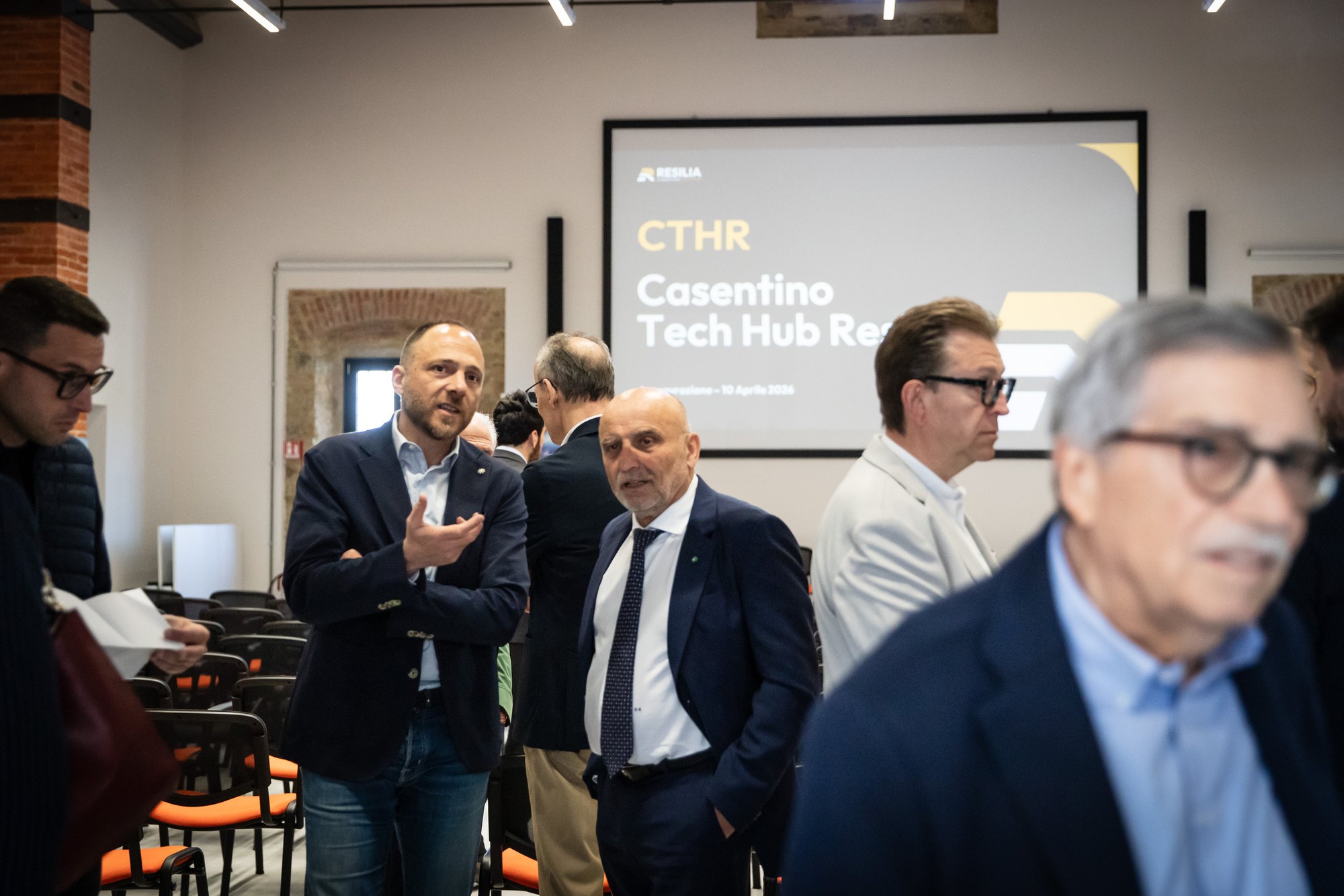 Emanuele Del Monte con Fabrizio Bernini di Confindustria Toscana Sud