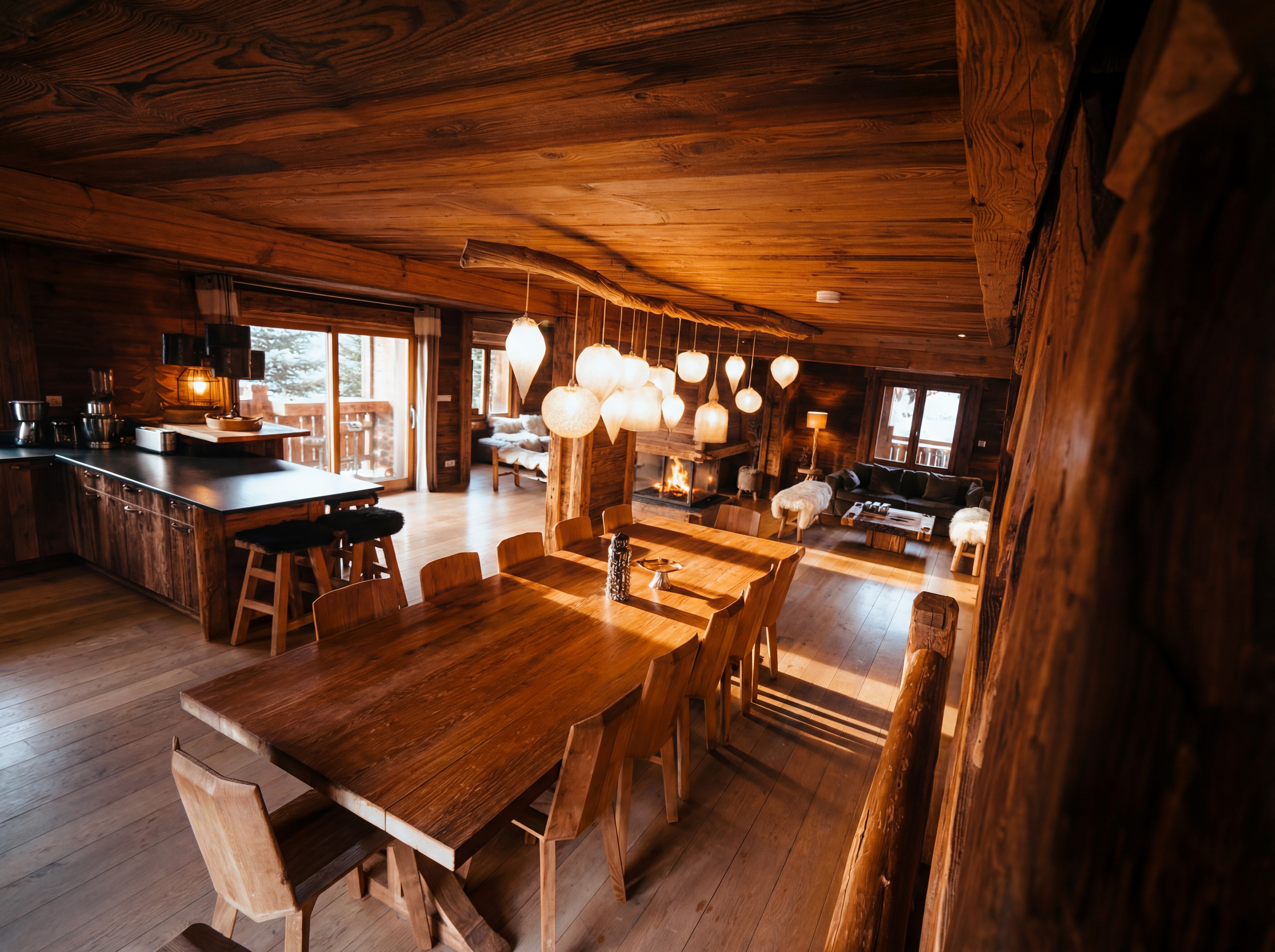 Location chalet de luxe avec piscine privative