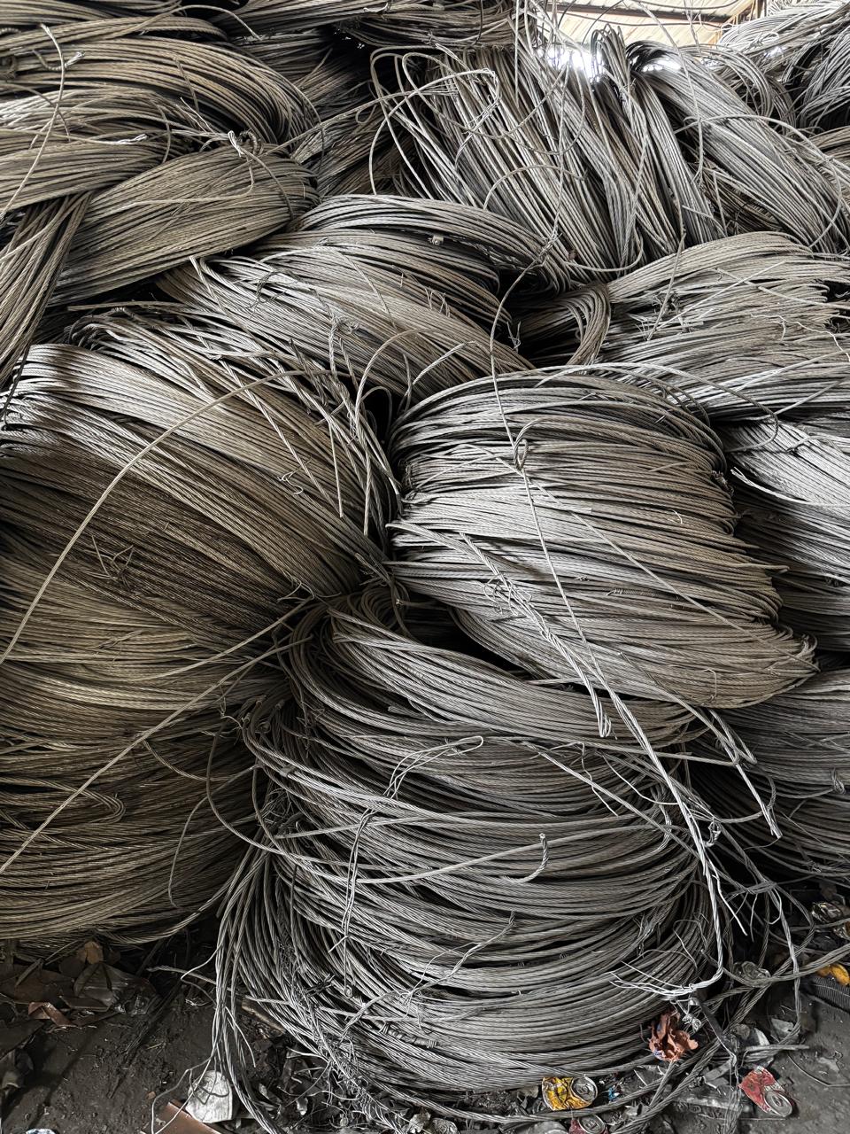 Close-up of Tally cable material