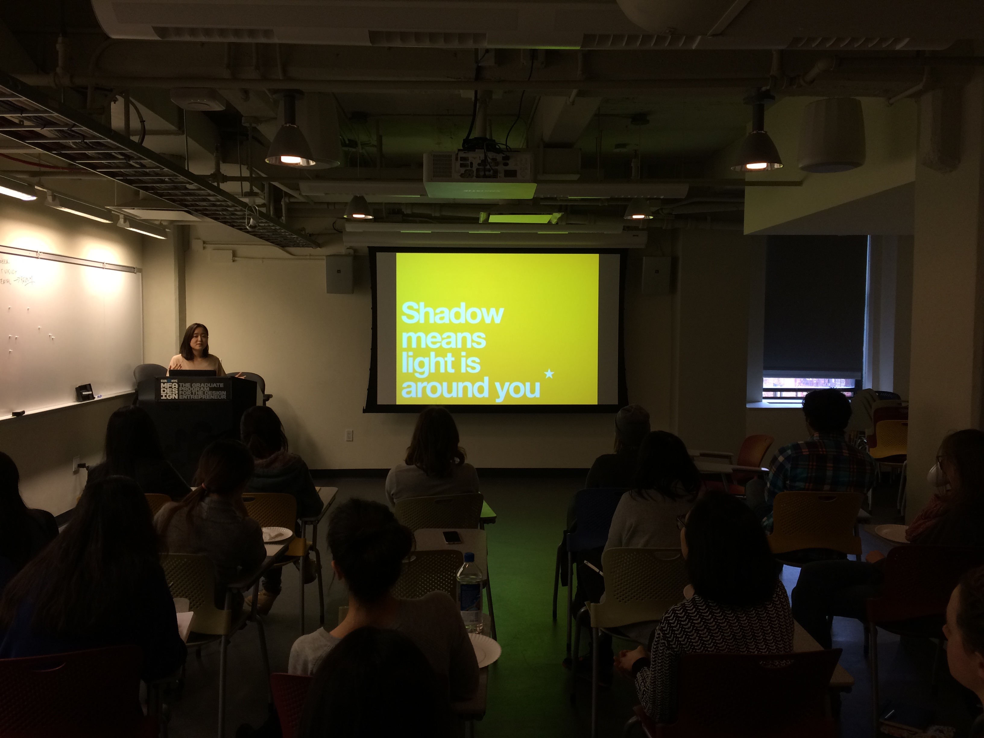 people taking part in a presentation