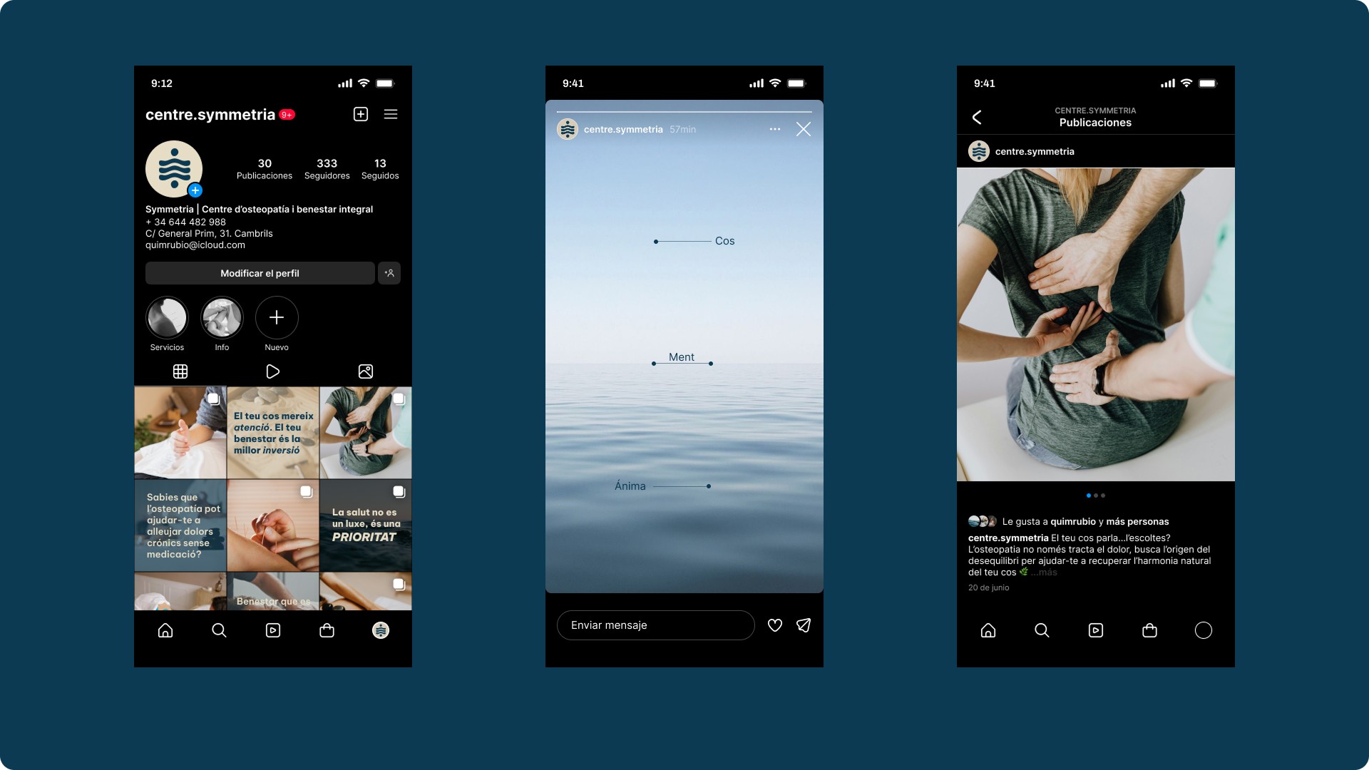 Project Symmetria. Social Media